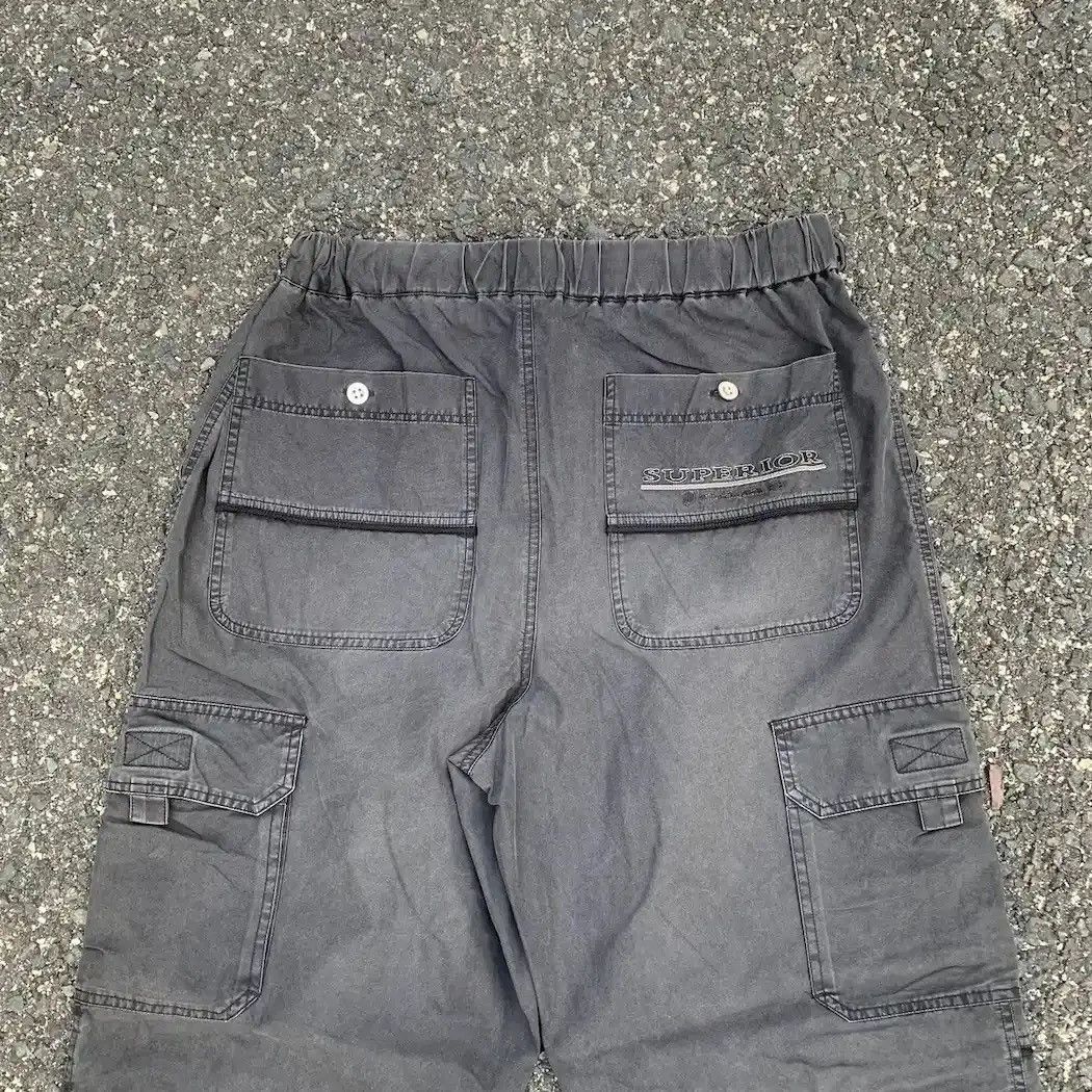Japanese Brand BAGGY SUPERIOR TROUSERS JAPANESE VINTAGE FADED HIKING BELT Size US 34 / EU 50 - 11 Thumbnail