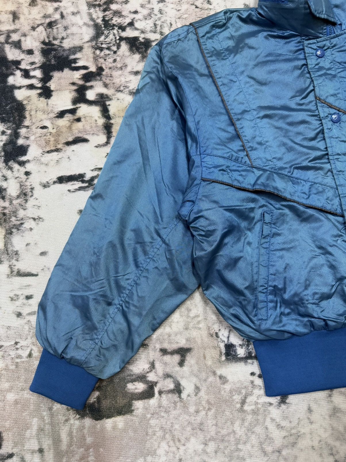 Nike Vintage 90s Nike Nylon Bomber Jacket Size US L / EU 52-54 / 3 - 4 Thumbnail