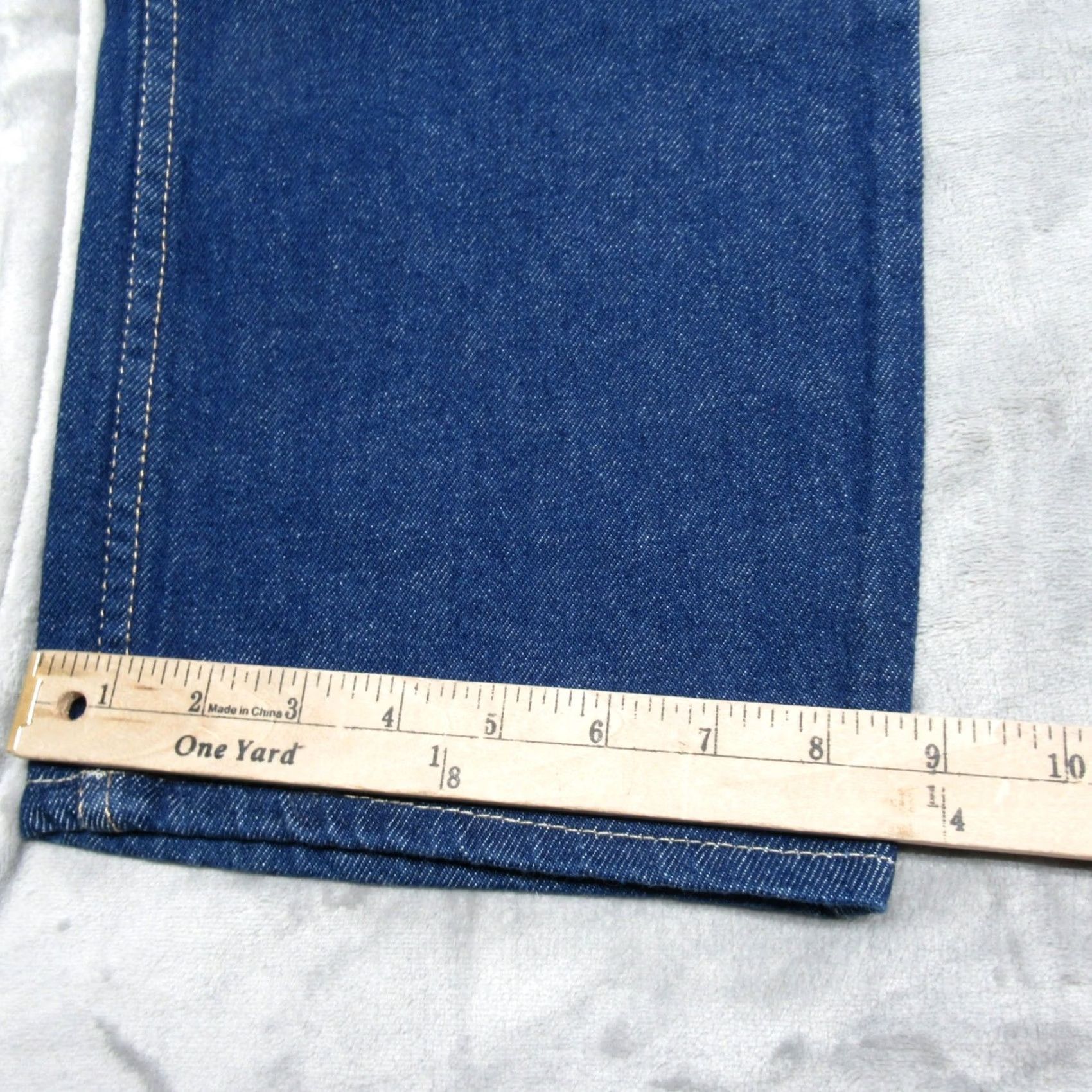 Dickies Dickies Jeans Mens 36x30 Carpenter Dark Wash Straight Relaxed NEW Wide-Leg Jeans Mens 36 Dark Wash 5-Pocket Denim Cotton Button Rise Mid None Mens Size US 36 / EU 52 - 5 Thumbnail