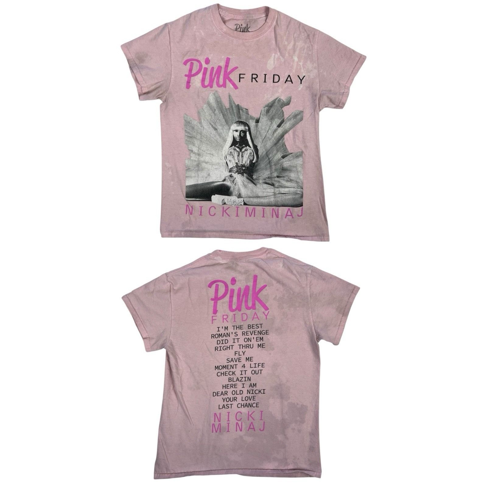 Other Nicki Minaj Pink Friday Tour T-Shirt Women’s Size Medium Con Size M / US 6-8 / IT 42-44 - 1 Thumbnail