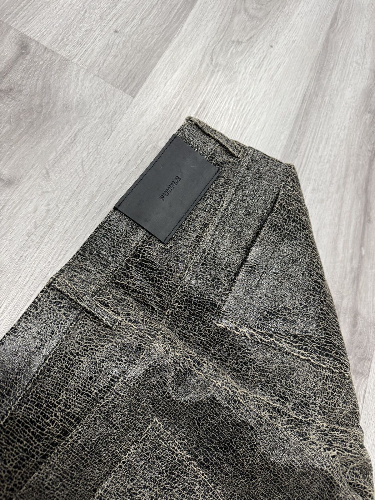 PURPLE Snake Skin Jeans