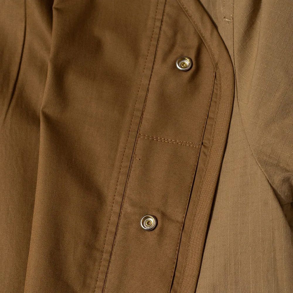 Adish o1mle1224 Qrunful Cotton Liner Ripstop Jacket in Brown Size US XL / EU 56 / 4 - 6 Thumbnail