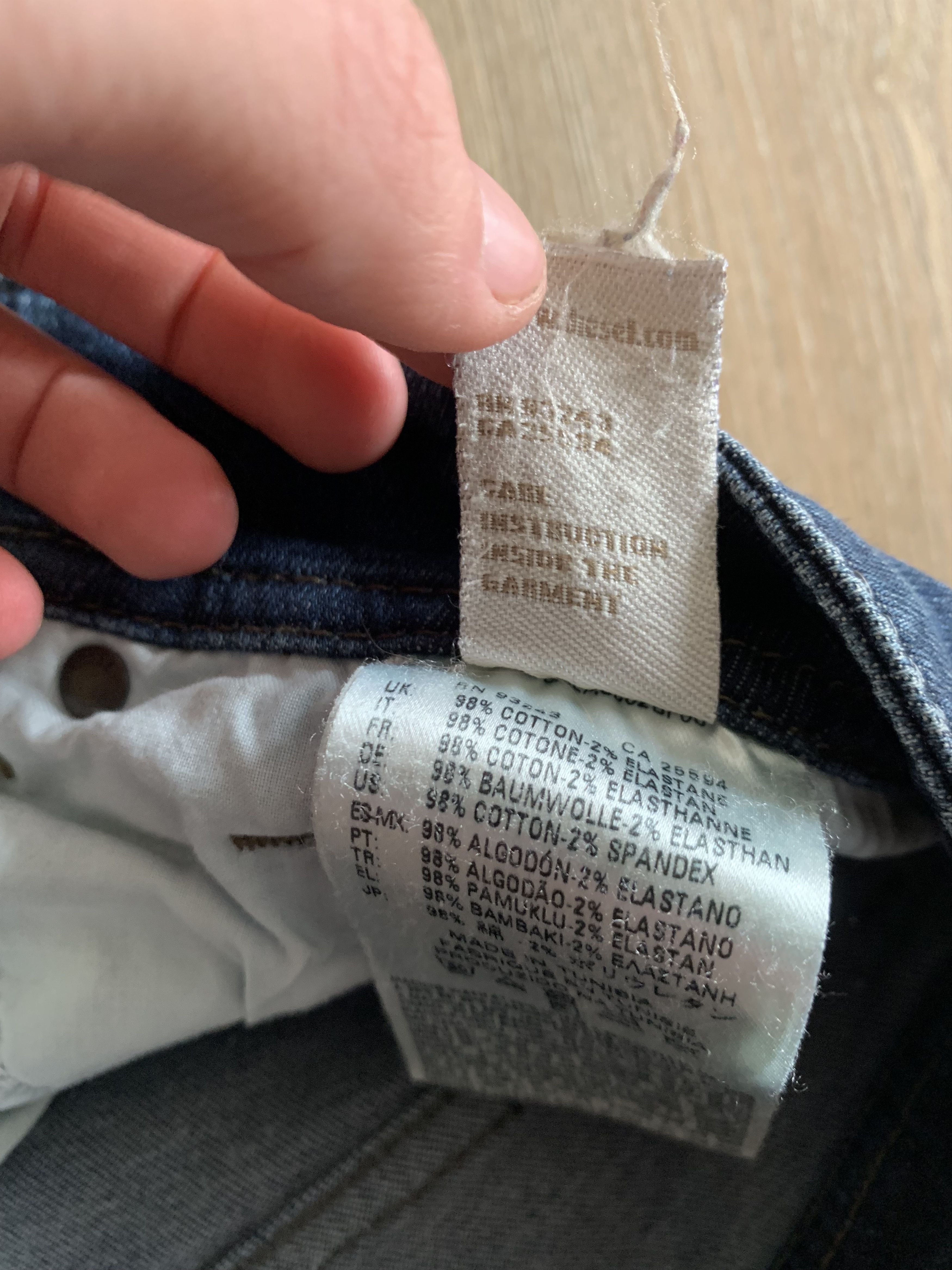 Diesel × Vintage Diesel Distressed Sleenker Slim Skinny Jeans Size US 29 - 8 Thumbnail