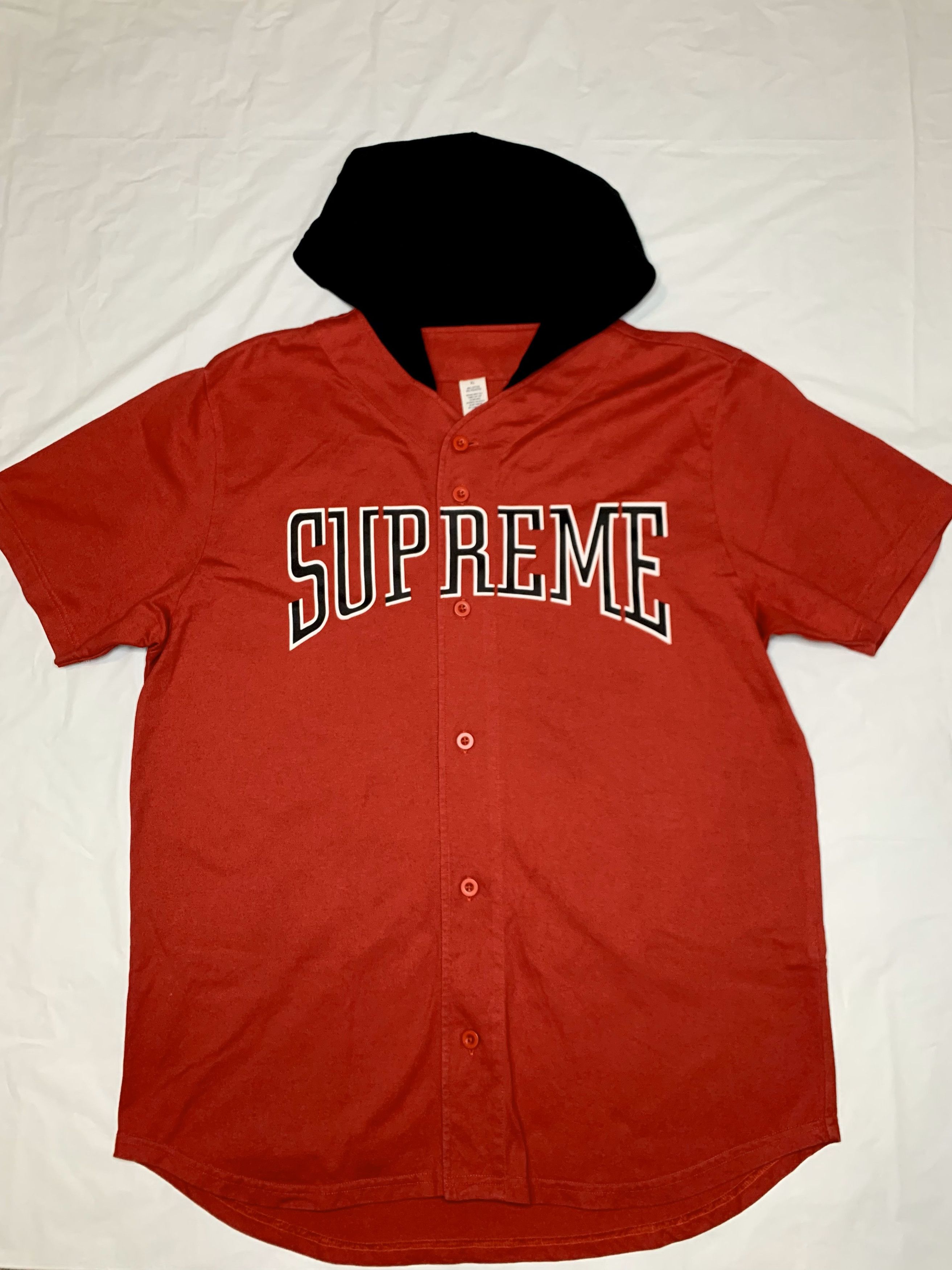 Supreme Supreme SS16 Hooded Baseball Top Size US XL / EU 56 / 4 - 5 Thumbnail