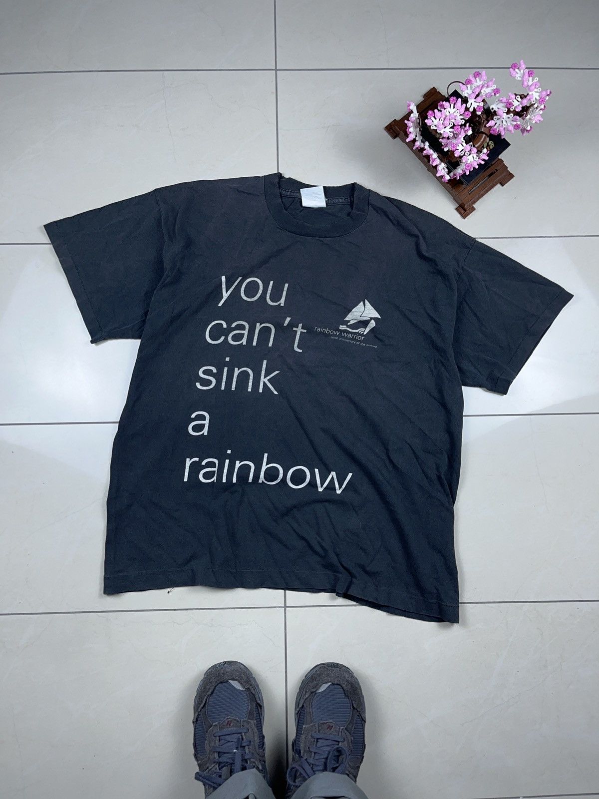 Vintage ➕ vintage 90s greenpeace rare distressed perfect fade tee Size US XL / EU 56 / 4 - 1 Thumbnail