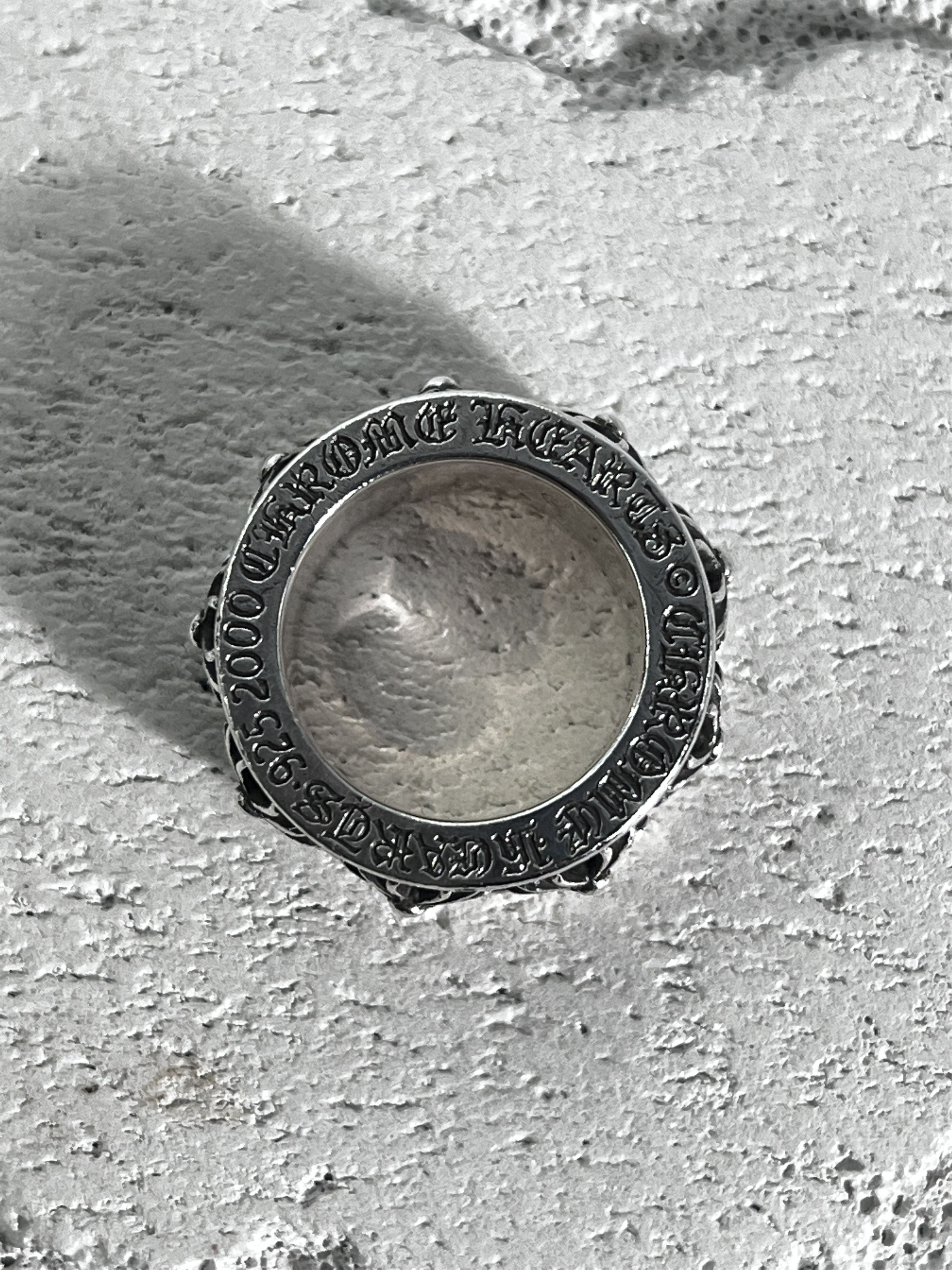 Chrome Hearts Chrome Hearts CH Plus motif Cross Spinner Ring Silver Size ONE SIZE - 12 Thumbnail