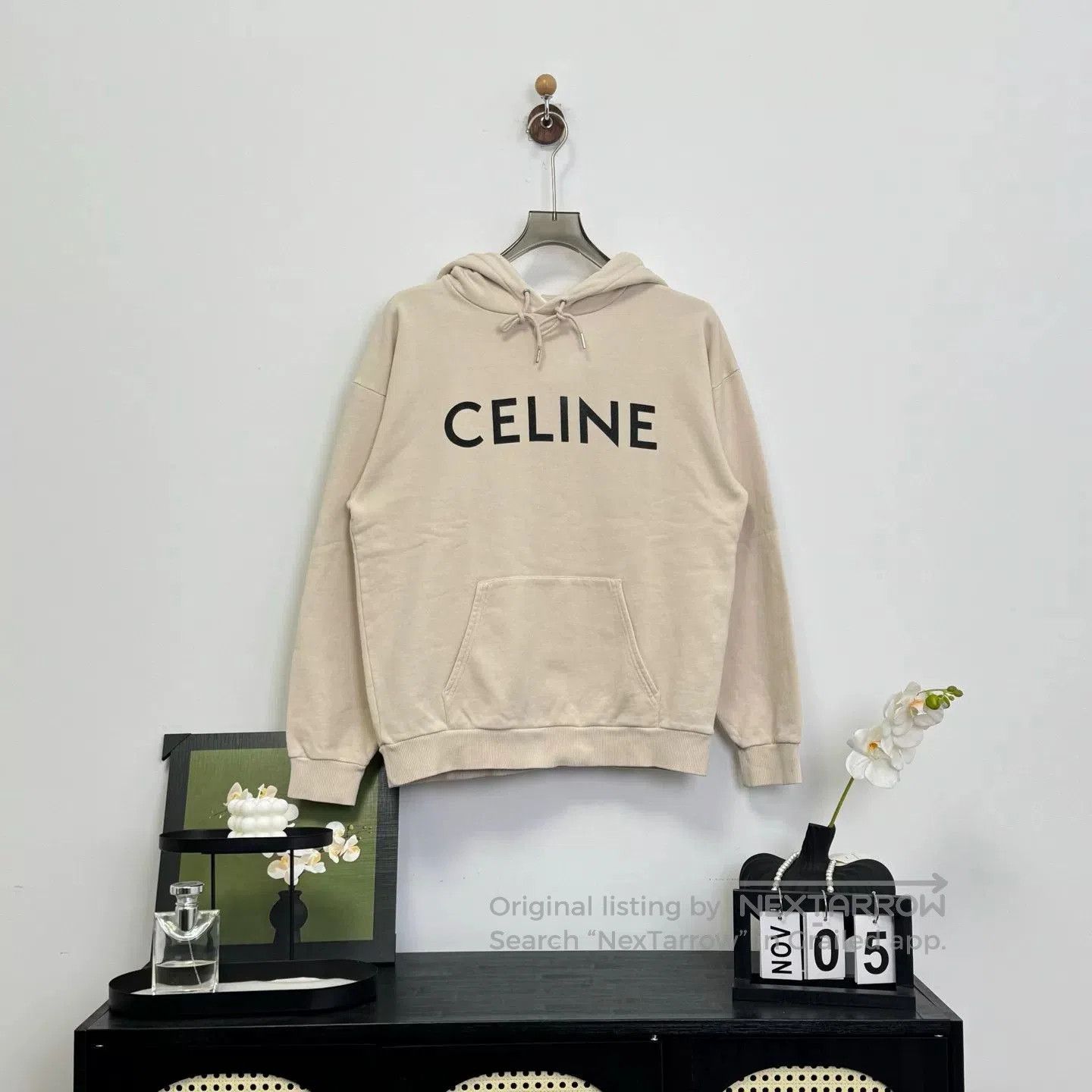 Celine Celine Logo Hoodie Size M. Size US M / EU 48-50 / 2 - 1 Thumbnail