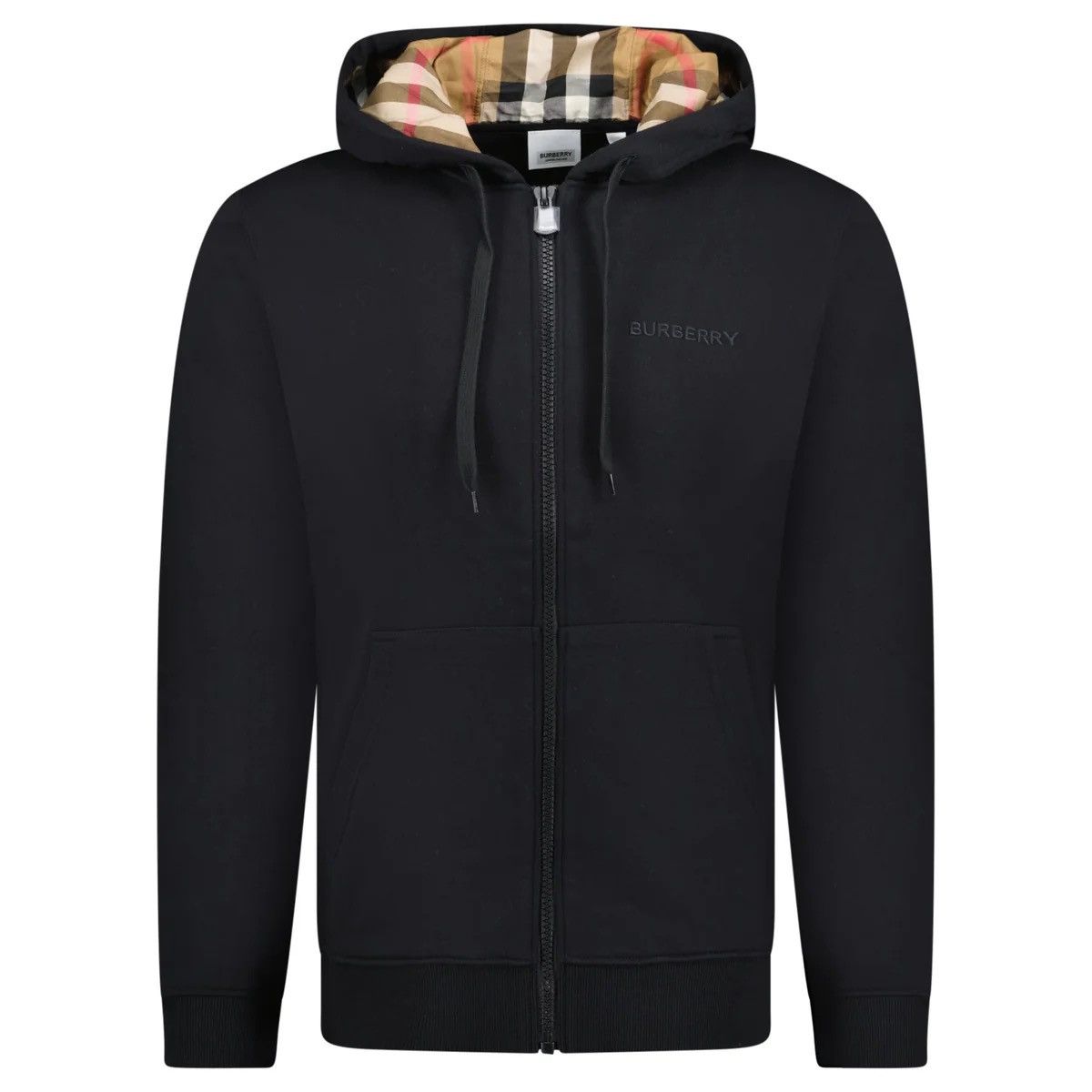 Burberry Burberry “Hove” Check Hood Embroidery Logo Zip Hoodie Size US M / EU 48-50 / 2 - 3 Thumbnail