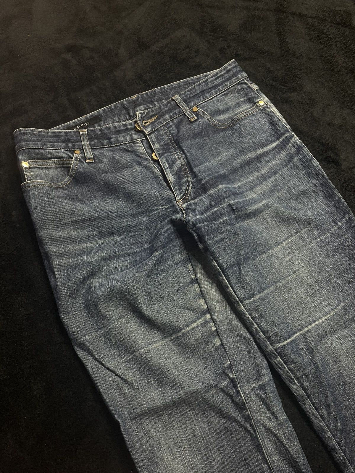 Gucci Vintage Gucci Logo Jeans Woman‘s y2k Size S Size 28" / US 6 / IT 42 - 4 Thumbnail