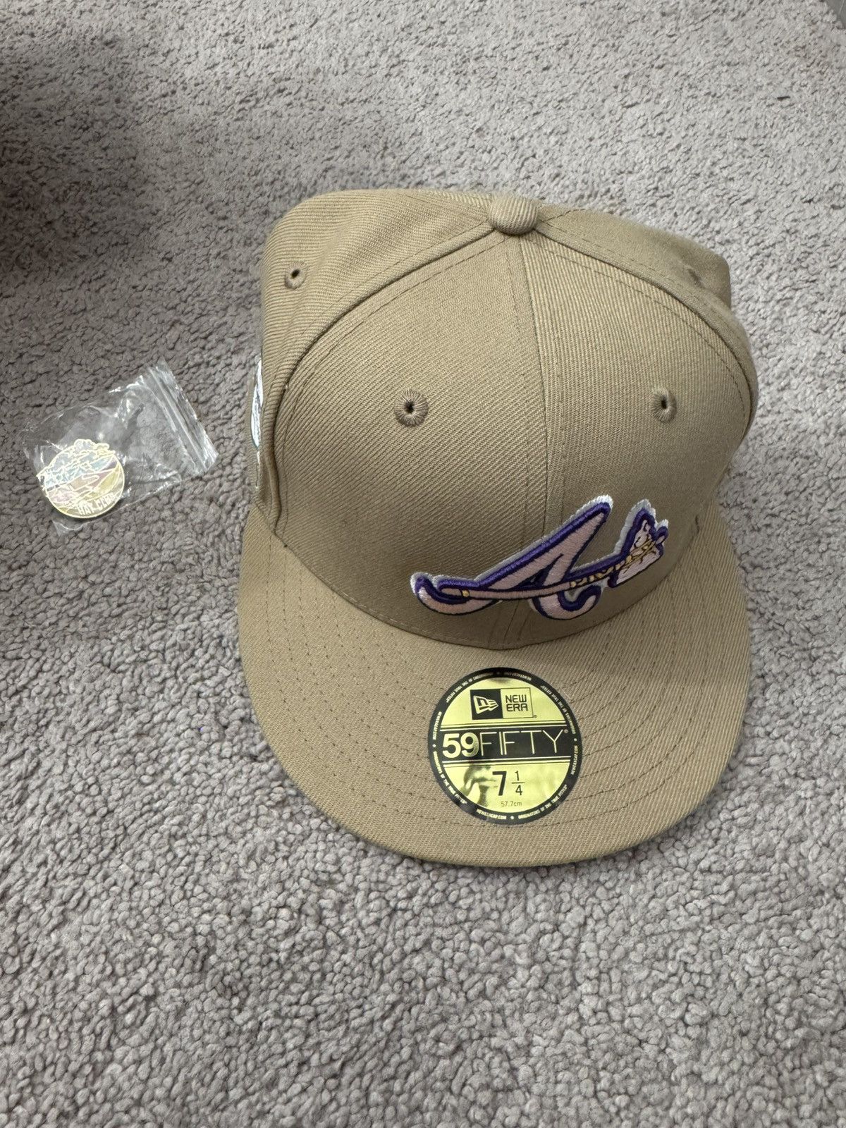 Hat Club Atlanta Braves Sandstorm New Era Hat 7 1/4 Hat Club NEW Size ONE SIZE - 1 Thumbnail