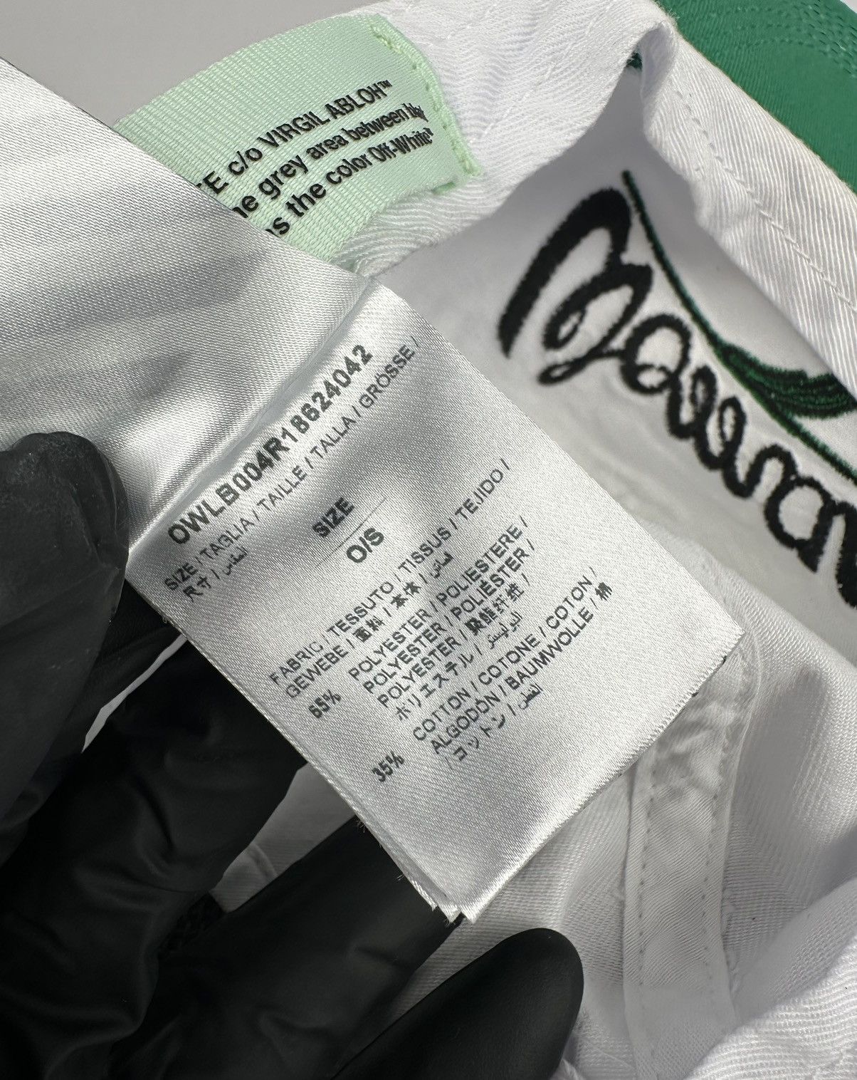 Off-White × Virgil Abloh Off-White “Woman” Embroidered Spelled Out Size ONE SIZE - 10 Thumbnail