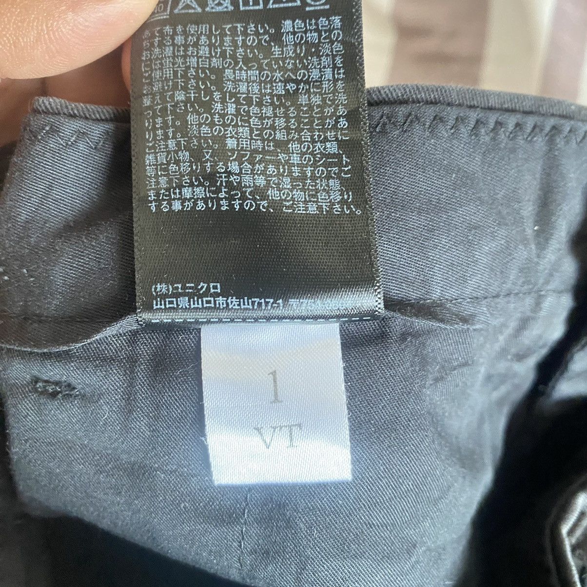 Uniqlo Vintage Uniqlo Black Distressed Chino Pants Size US 37 - 8 Thumbnail
