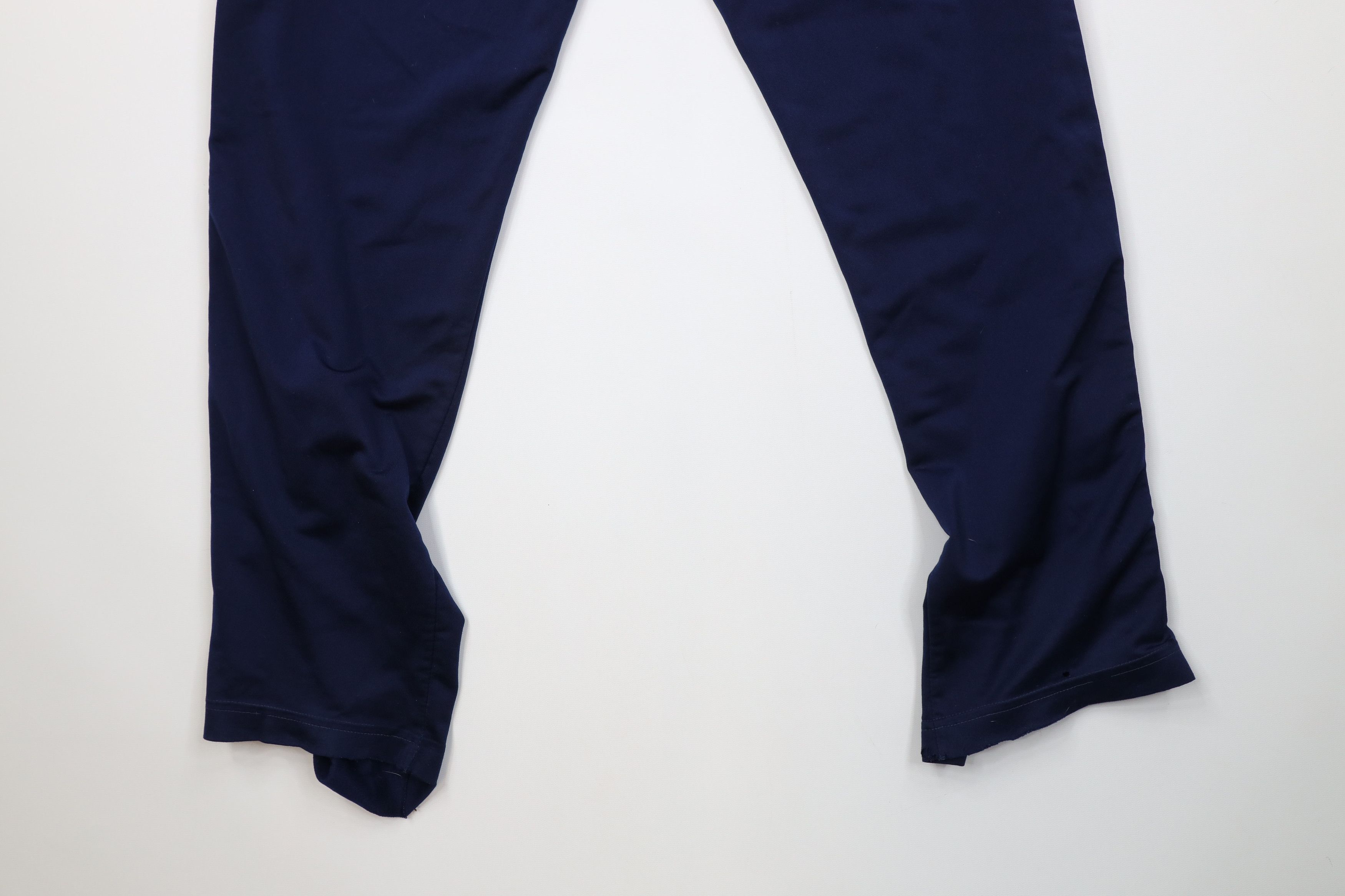 Adidas Vintage 90s Adidas Striped Wide Leg Tearaway Pants Blue Size US 32 / EU 48 - 15 Thumbnail