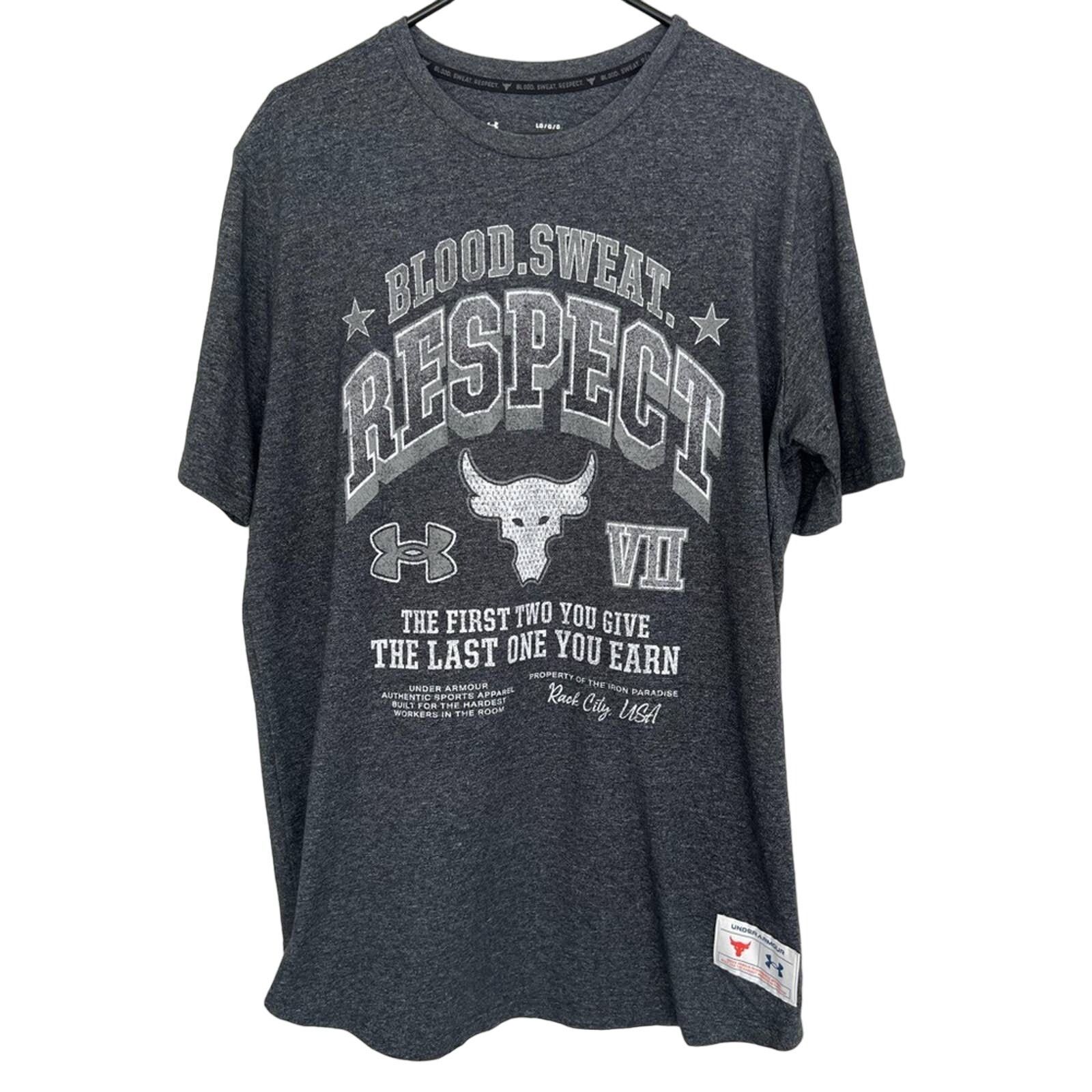 Under Armour Under Armour Project Rock BSR Blood Sweat Shirt Curved Hem Size US L / EU 52-54 / 3 - 1 Thumbnail