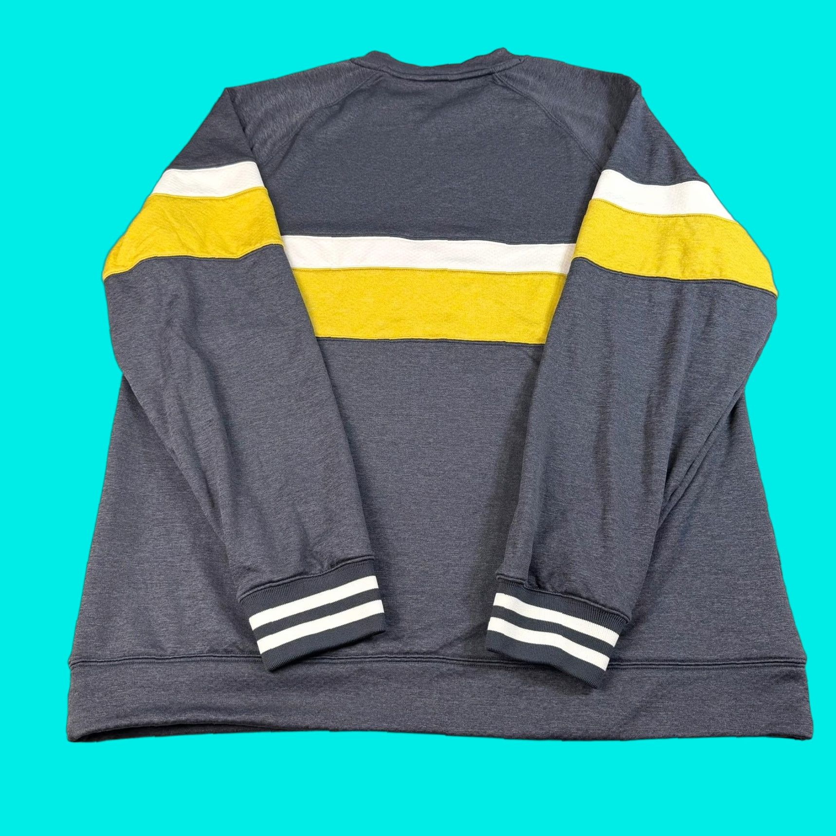 Cotopaxi Cotopaxi Sweatshirt Men XL Gray Striped Lightweight Fleece Crewneck Hiking Layer Size US XL / EU 56 / 4 - 1 Thumbnail