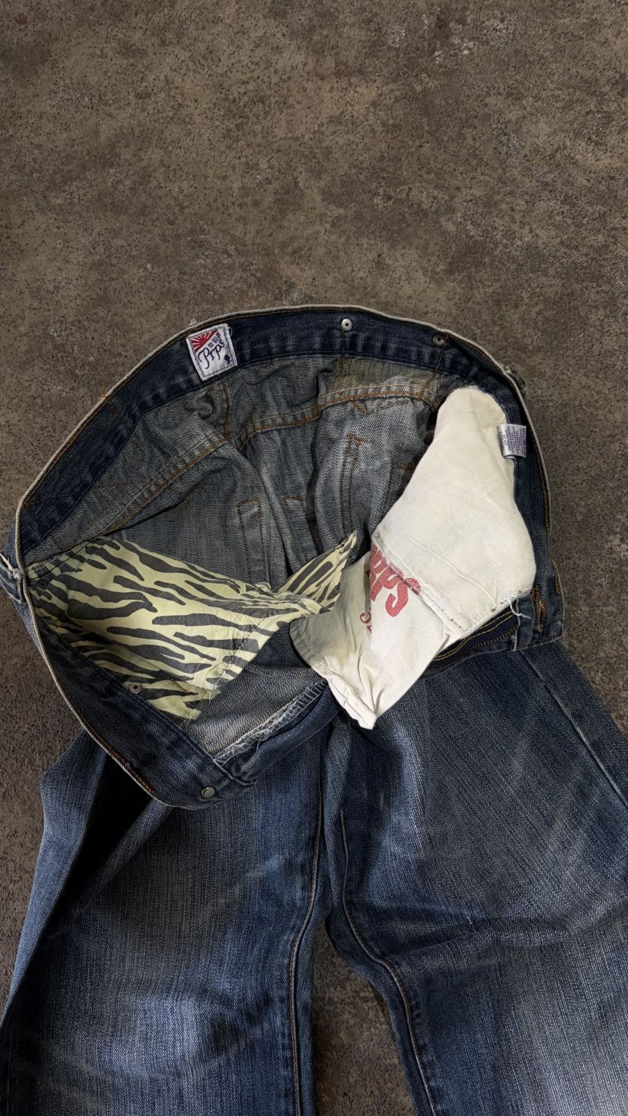 Japanese Brand PRPS Jeans Cropped Pants Faded LGB Style Size US 32 / EU 48 - 5 Thumbnail