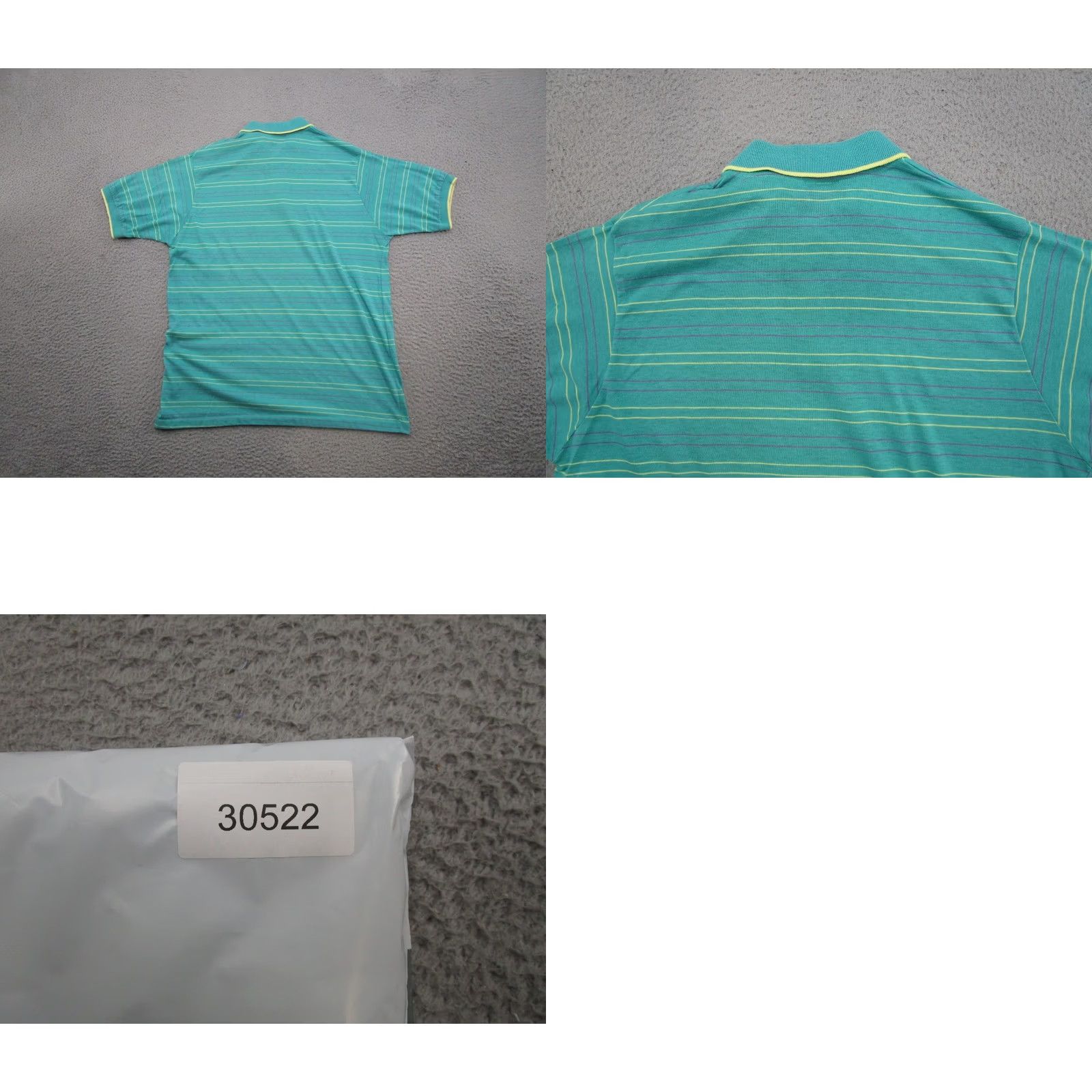 Levi's VINTAGE Levi's Polo Shirt Striped Blue XL Men Shirt Short Sleeve Collared 70s 80s USA Logo Size US XL / EU 56 / 4 - 8 Thumbnail