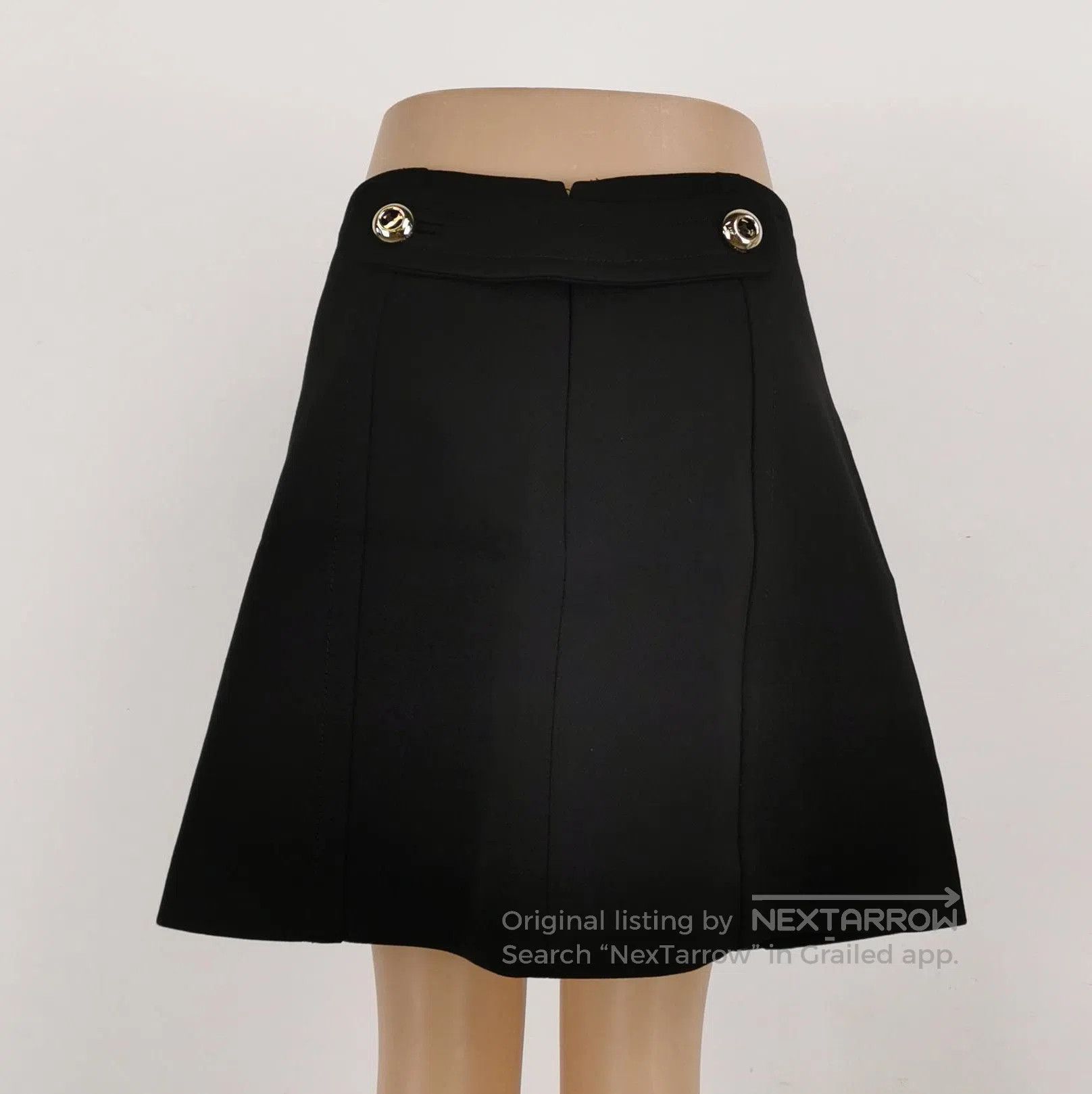 Prada Prada Black Wool Mini Skirt Size 42 . Size 41" - 1 Thumbnail