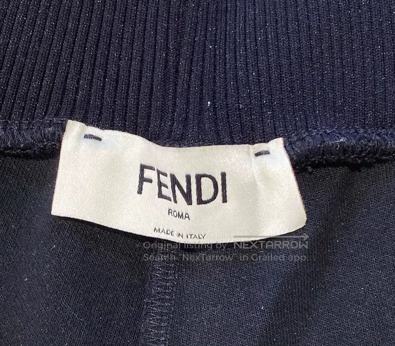 Fendi Fendi Black Side FF Sports Pants Size 25" / US 0 / IT 36 - 5 Thumbnail