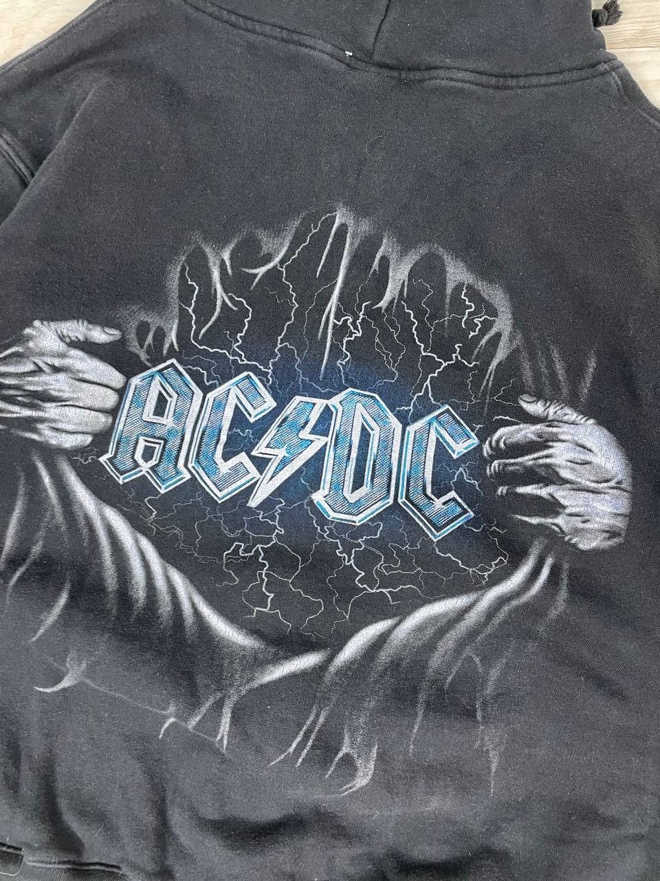 AC/DC Vintage AC/DC Hoodie Full Zip Rock Band Y2K 00s Size US XL / EU 56 / 4 - 16 Thumbnail