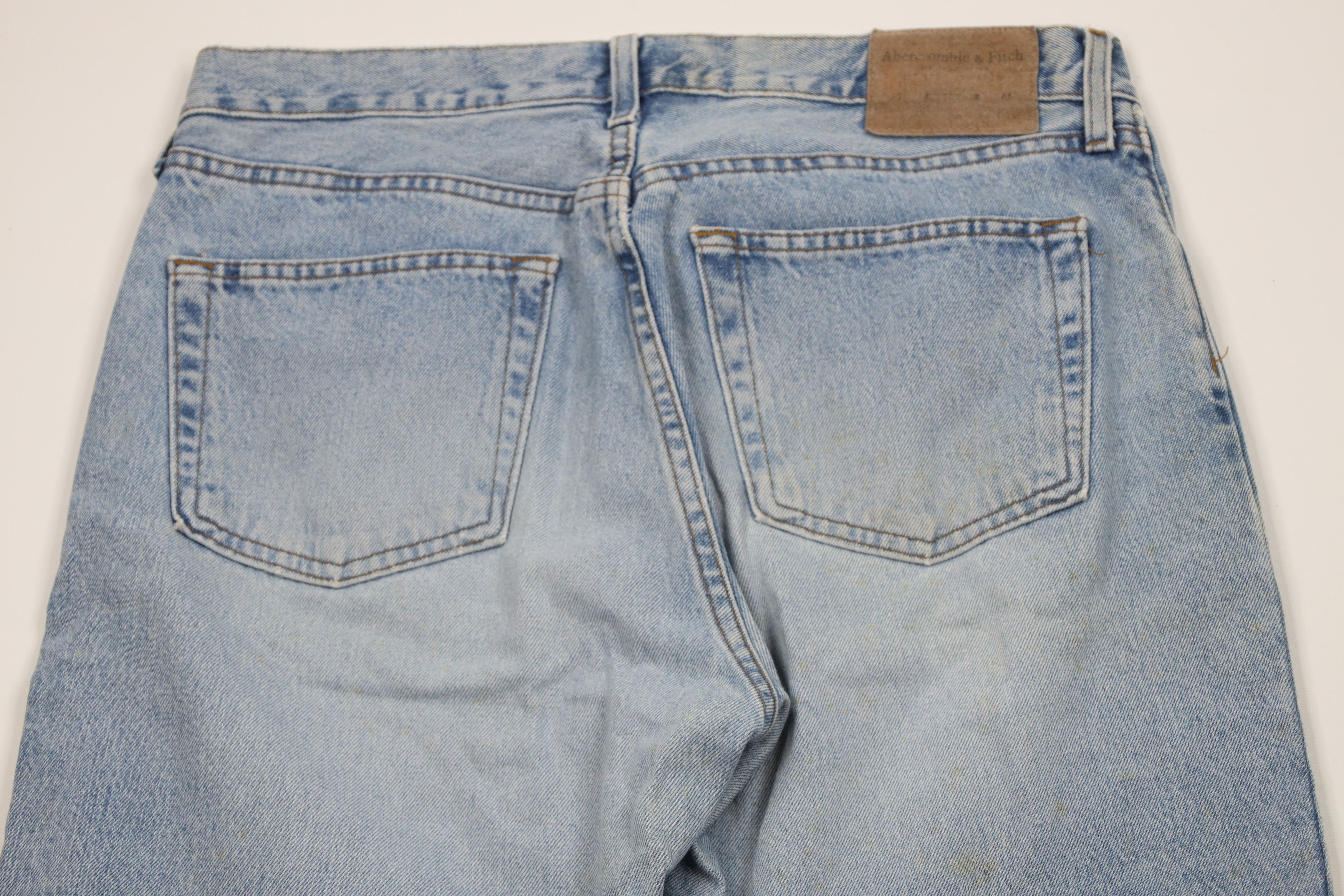 Abercrombie & Fitch Vintage 90s Y2K Abercrombie & Fitch Flare Wide Leg Jeans USA Size 34" / US 12 / IT 48 - 11 Thumbnail