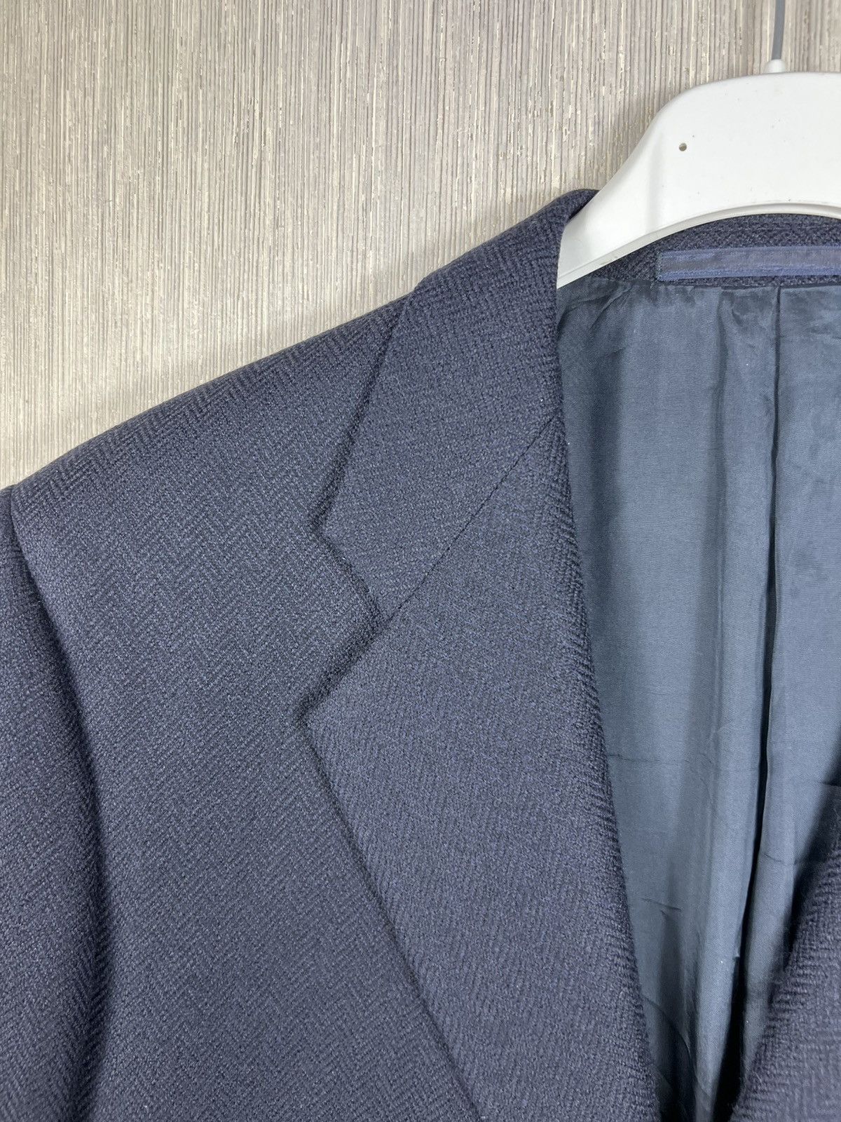 Armani Collezioni Giorgio Armani Collezioni wool herringbone blazer jacket Size US M / EU 48-50 / 2 - 10 Thumbnail