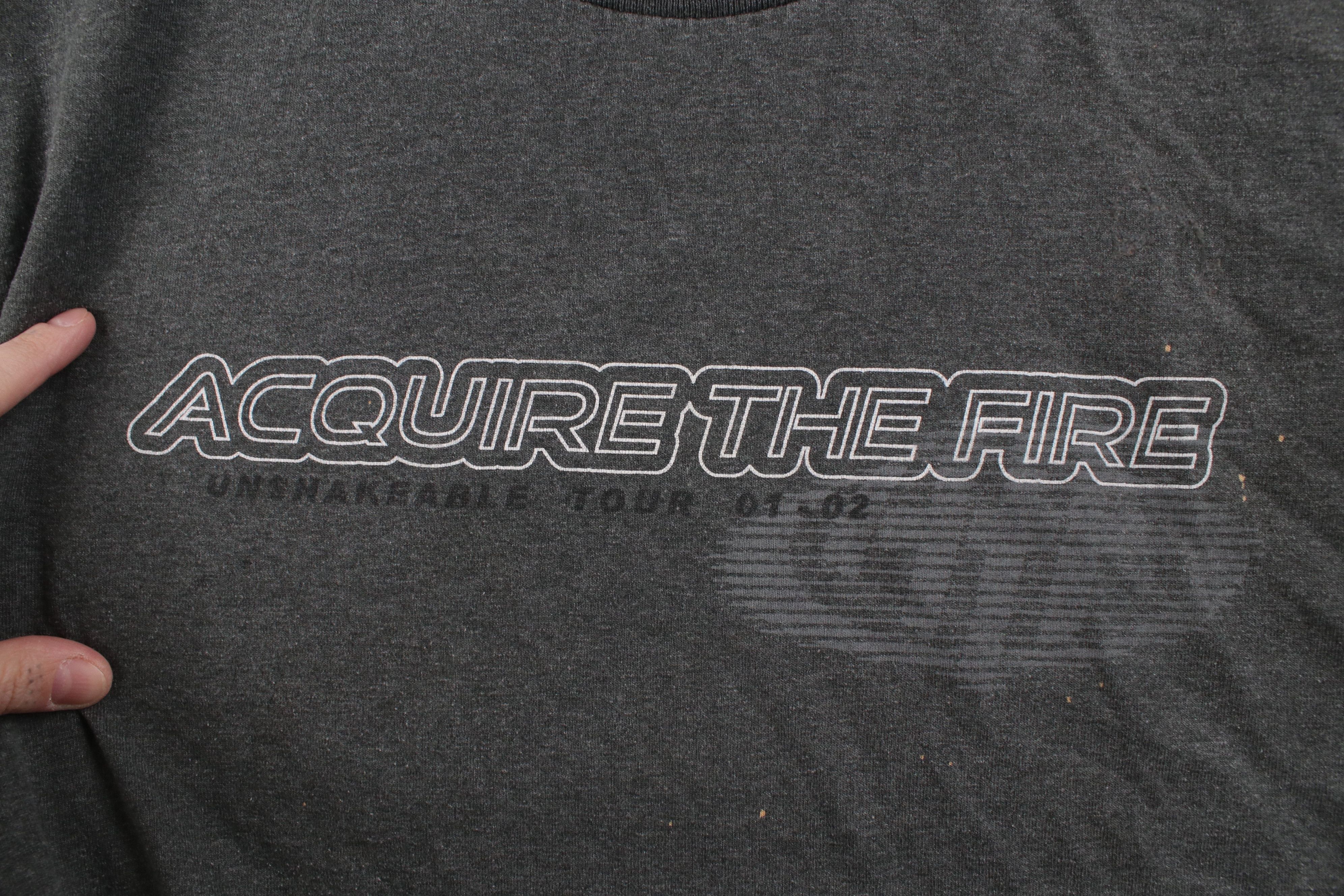 Vintage Vintage Y2K 2001 2002 Tour Fire Ministry Christian T-Shirt Size US XL / EU 56 / 4 - 4 Thumbnail