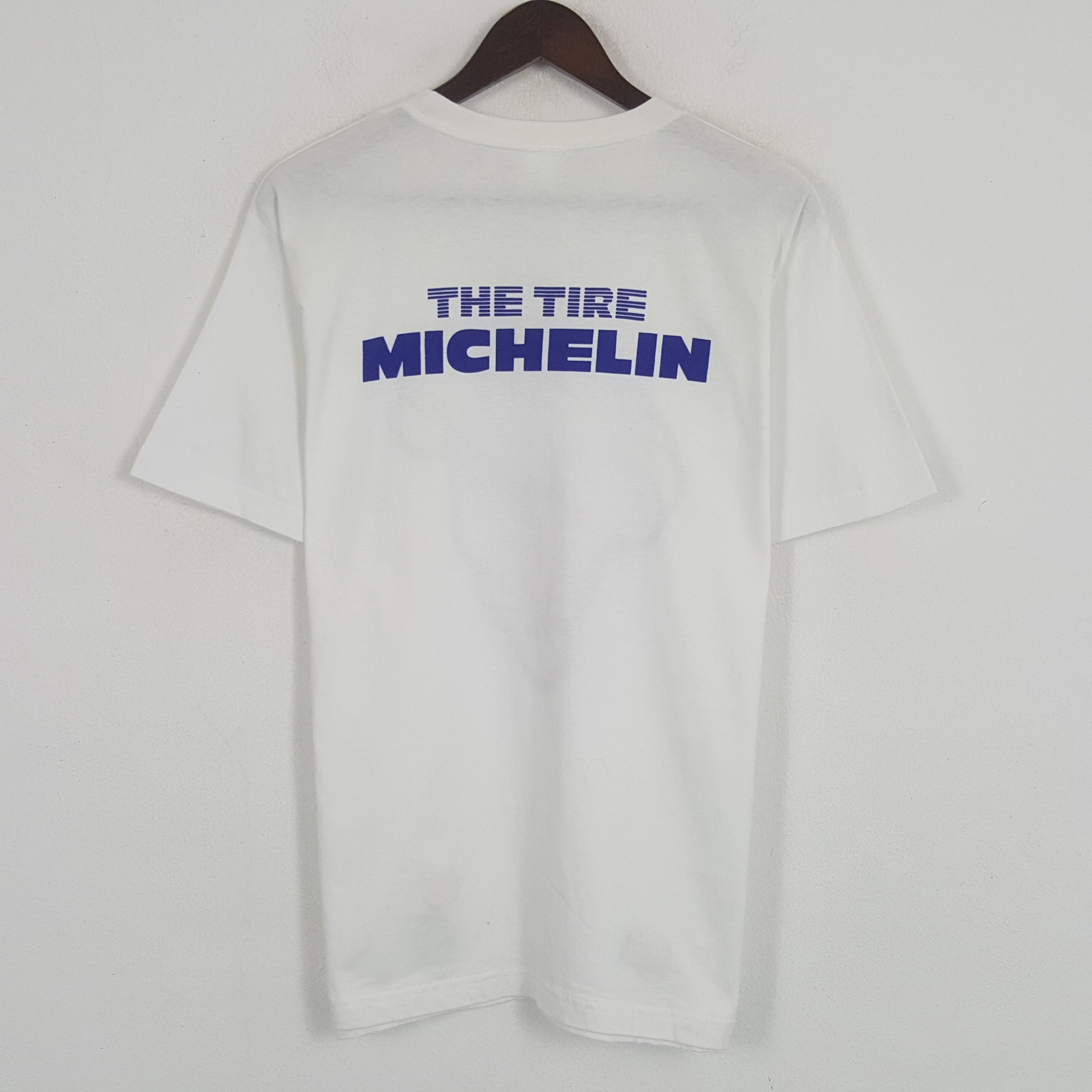 Japanese Brand × Vintage Vintage The Tire Michelin Big Logo Tshirt Size US L / EU 52-54 / 3 - 1 Thumbnail