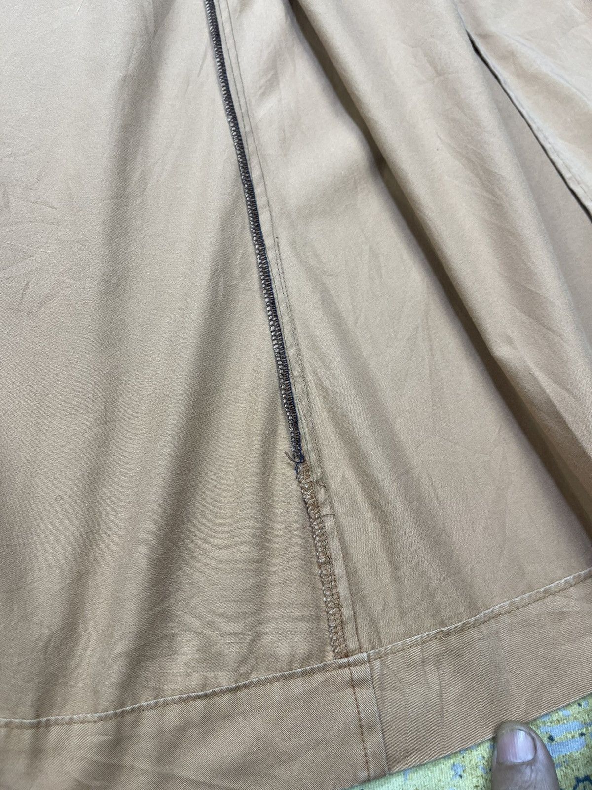 Issey Miyake Vtg 80s Issey Miyake Windcoat Cotton Khaki Coat Size US M / EU 48-50 / 2 - 5 Thumbnail