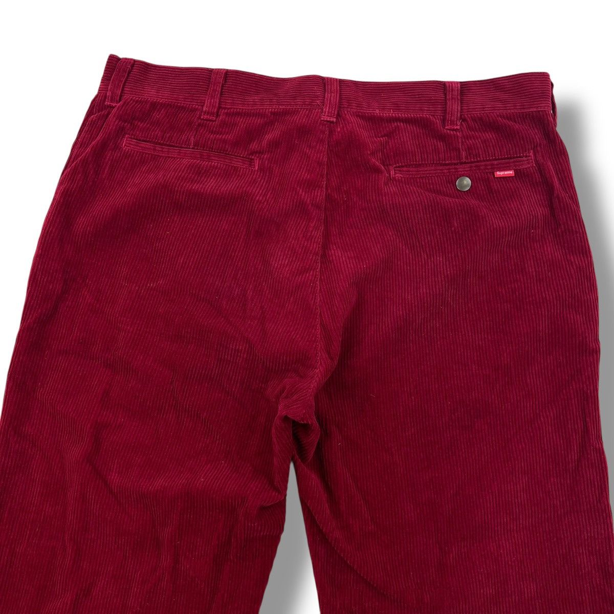 Supreme Supreme Dark Red Corduroy Trousers Size US 36 / EU 52 - 3 Thumbnail