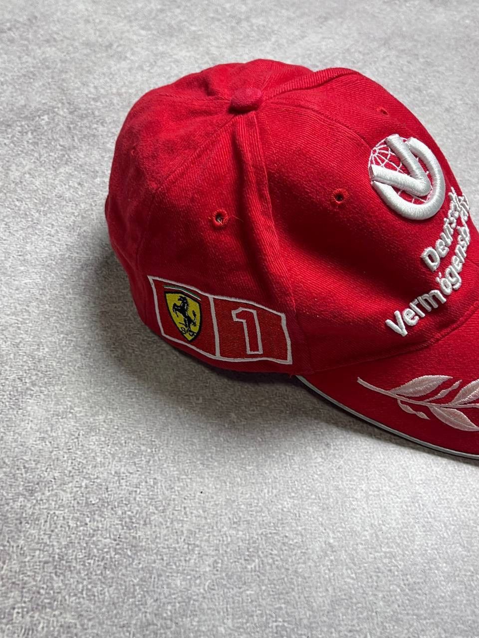 Other VINTAGE FERARRI SCHUMACHER F-1 RACING Y2K CAP OS Size ONE SIZE - 3 Thumbnail