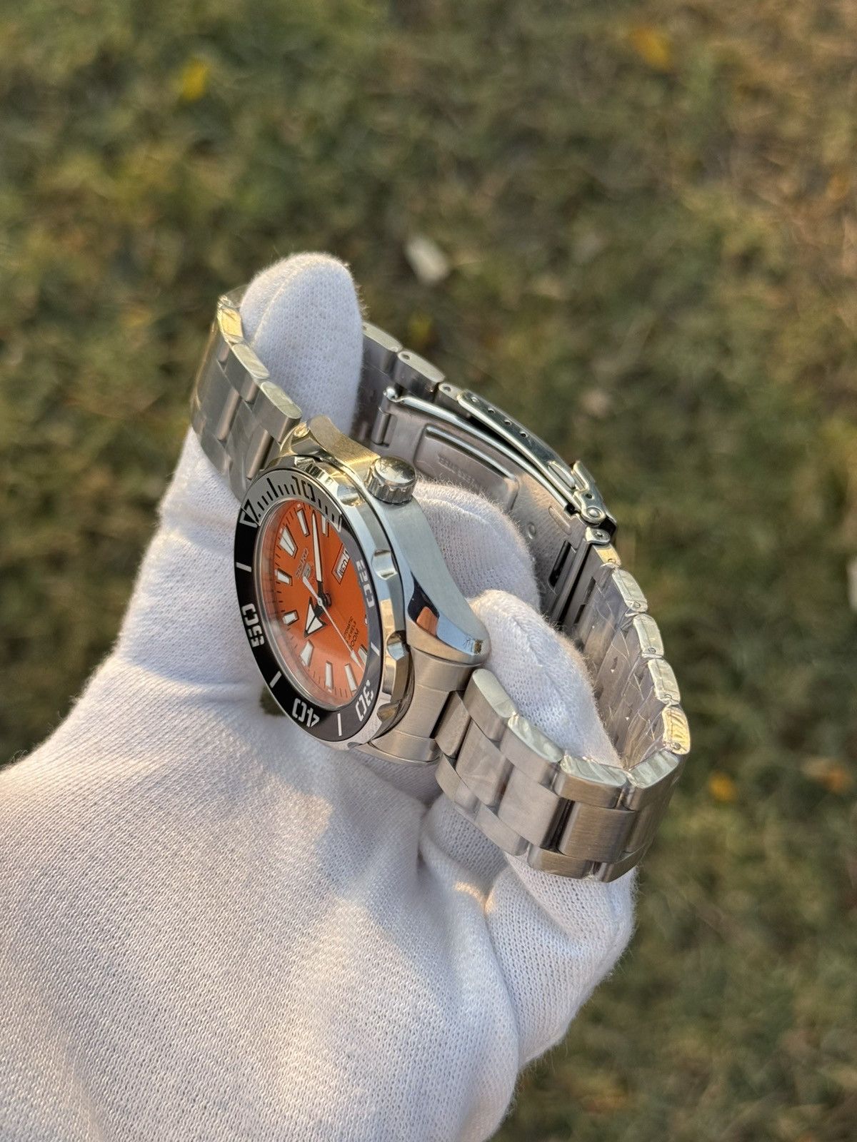 Seiko Seiko 5 Sports – black Diver Bezel– Automatic men watch Size 38 - 17 Thumbnail