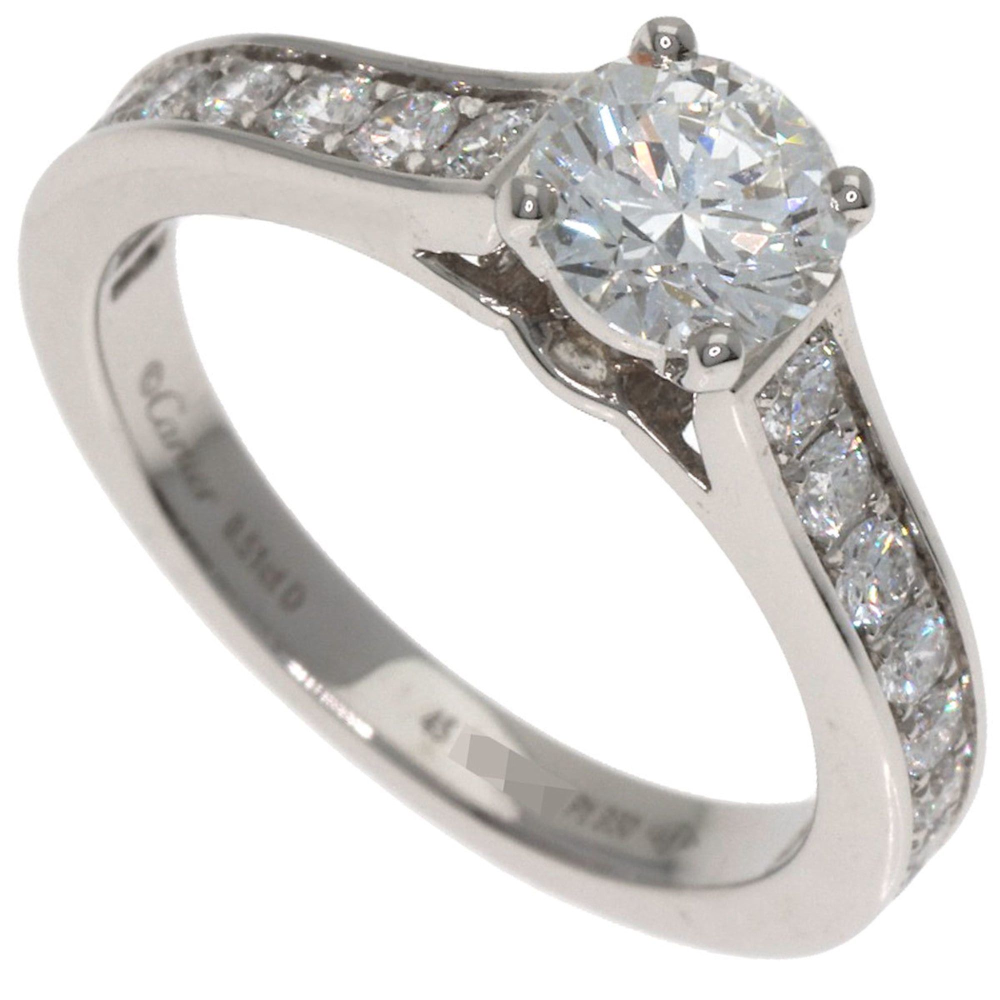 Cartier Cartier Solitaire Diamond #45 Ring in Platinum PT950 for Women Size ONE SIZE - 1 Thumbnail