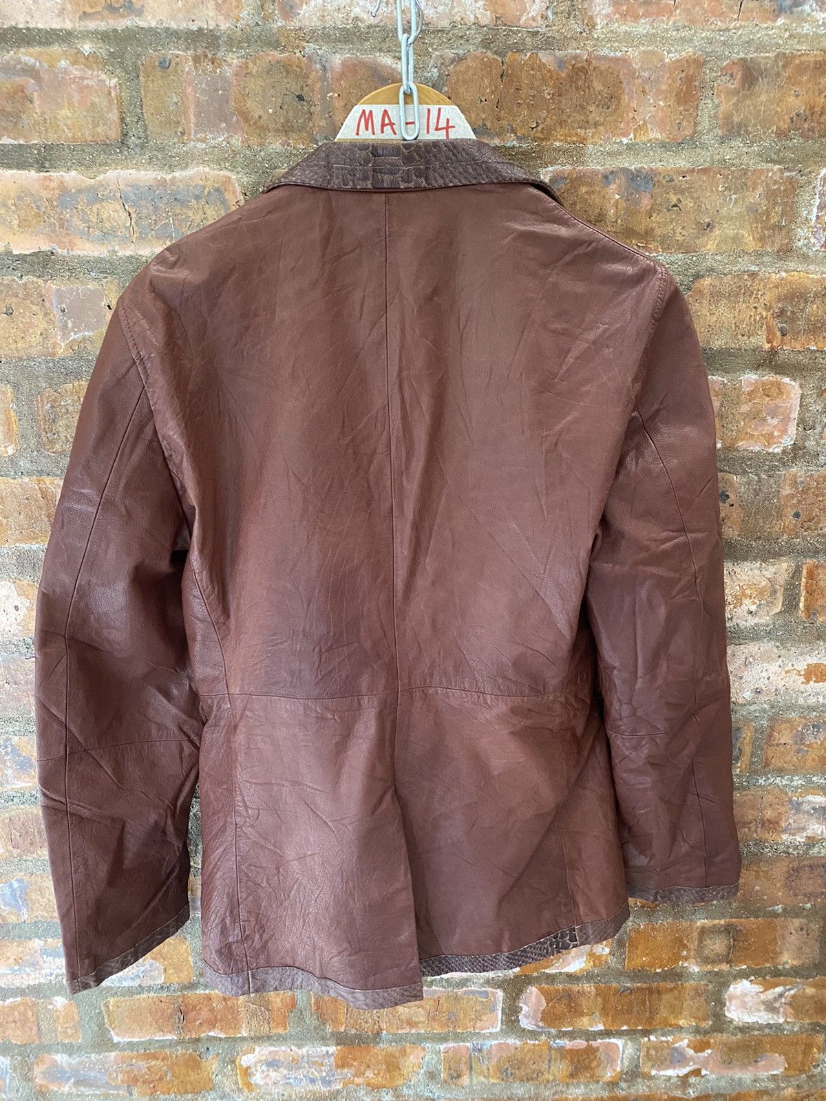 Tornado Mart 🔥🔥🔥Tornado Mart Snake Skin Leather Jacket Size US M / EU 48-50 / 2 - 17 Thumbnail