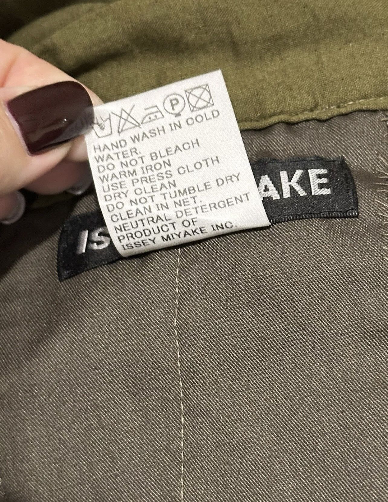 Issey Miyake × Japanese Brand × Vintage Issey Miyake Japan Khaki Pants Lagenlook Avant garde Sz 3-4 Size 30" / US 8 / IT 44 - 13 Thumbnail