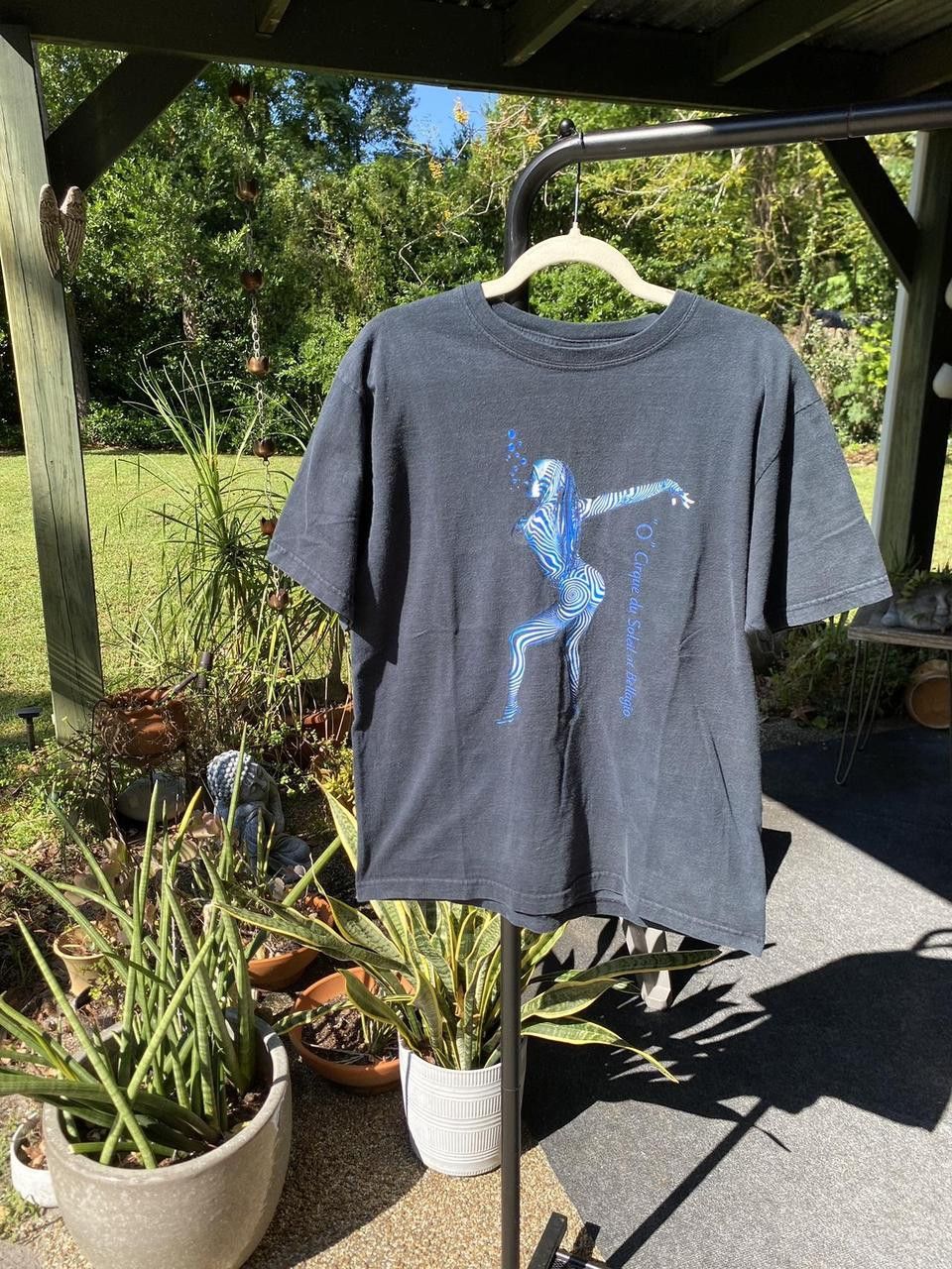 Vintage Rare 90s Black Cirque du Soleil Woman Graphic Tee MEDIUM Size US M / EU 48-50 / 2 - 2 Thumbnail