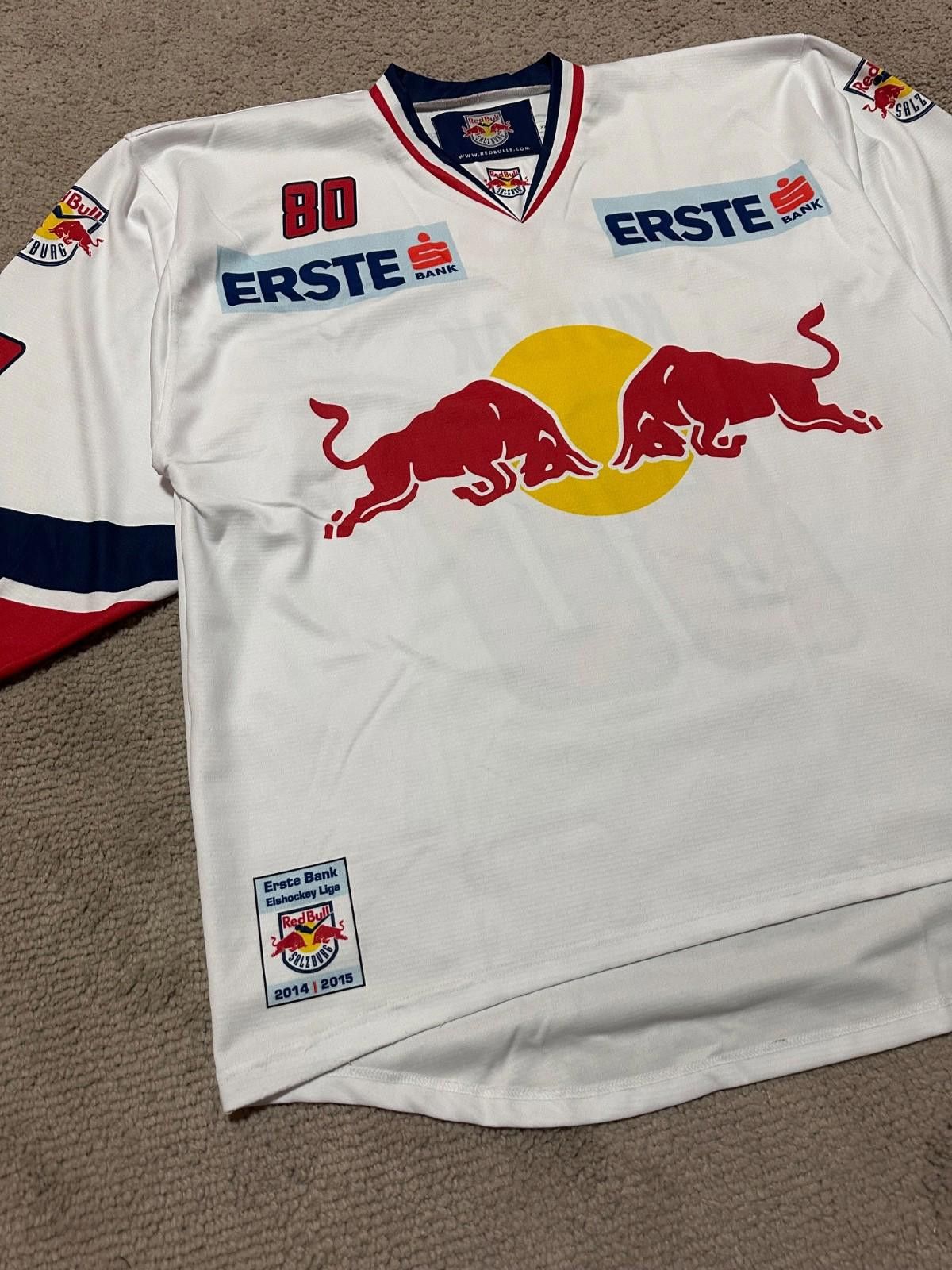 Warrior RED BULL SALZBURG 80 KUTLAK 2017/18 ICE HOCKEY SHIRT JERSEY Size US XXL / EU 58 / 5 - 3 Thumbnail