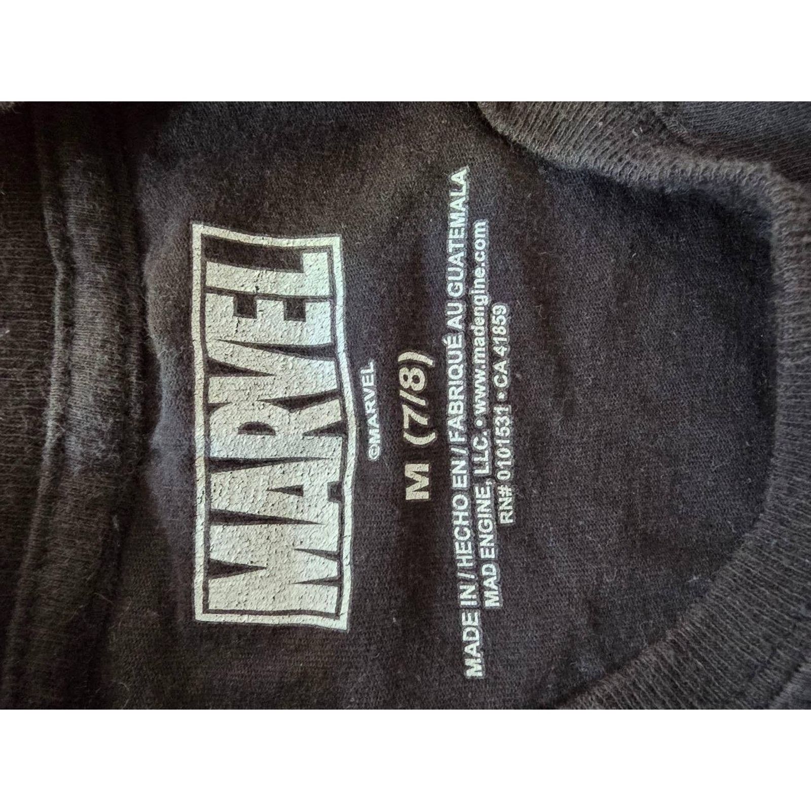 & Other Stories Marvel top black tshirt for boy size 7-8 years M A001822 Size US XXS / EU 40 - 6 Thumbnail