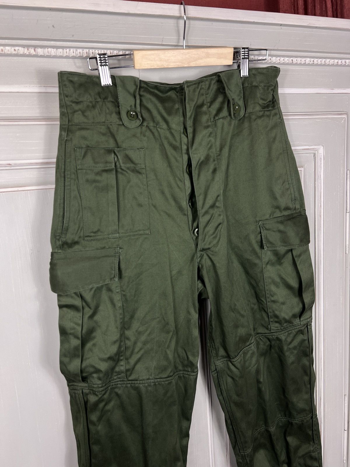 Vintage Vintage 1967 BELGIUM MILITARY ABL BEGETEX PANT TACTICAL Size US 30 / EU 46 - 2 Thumbnail