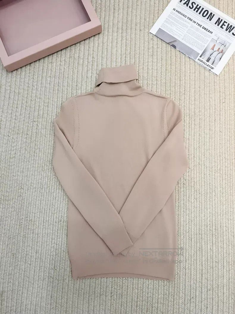 Loro Piana Loro Piana High-Neck Cashmere Sweater Size XS / US 0-2 / IT 36-38 - 2 Thumbnail