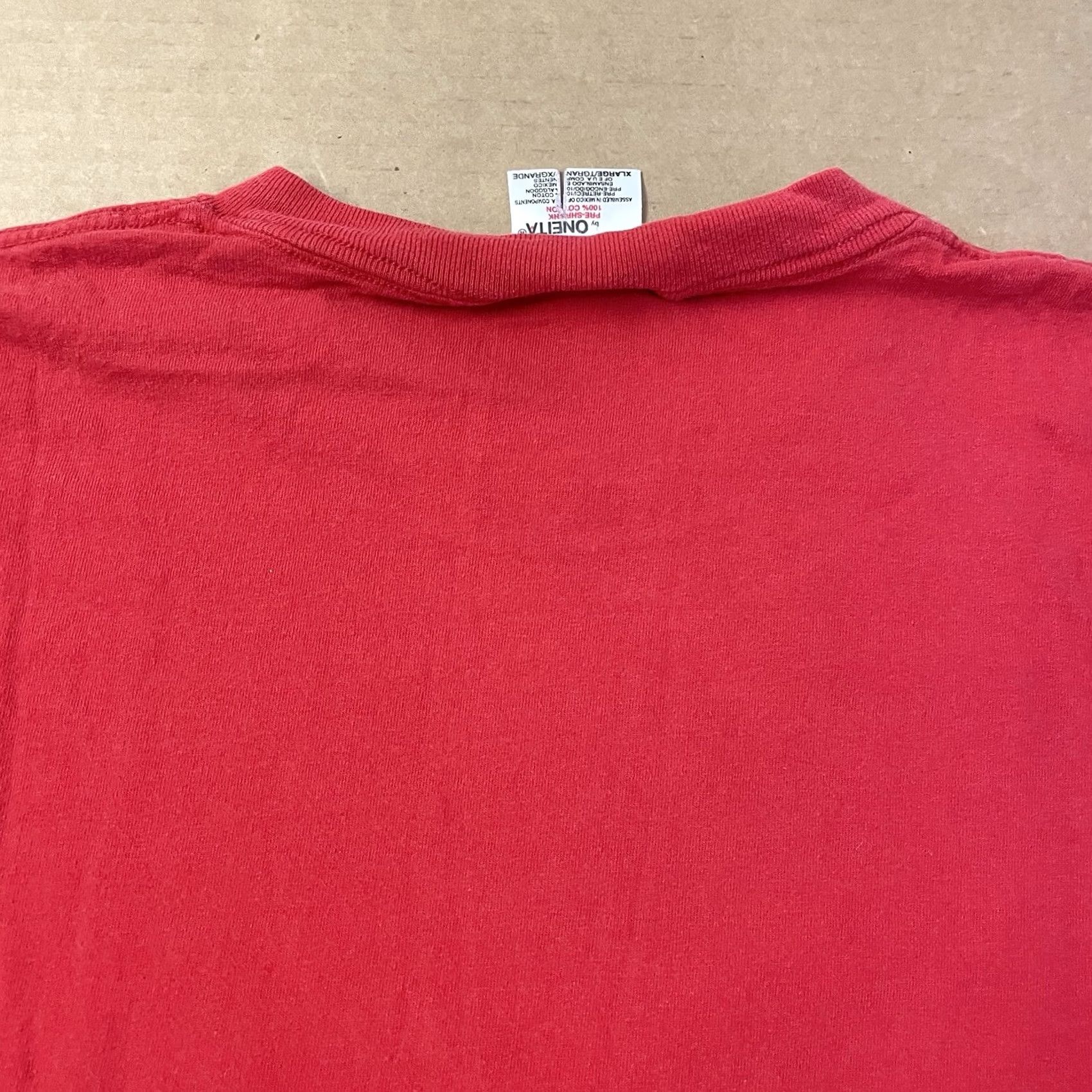 Vintage VINTAGE Daytona Beach Florida Shirt Adult Large Red Spell Out Ocean 90s Y2K Mens Size US L / EU 52-54 / 3 - 3 Thumbnail