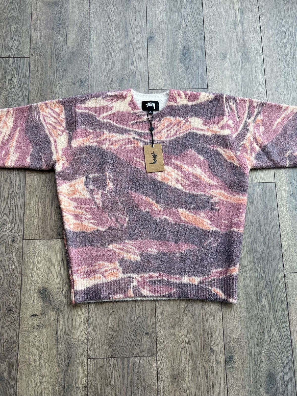 Stussy Stussy x Lucien Smith Tigris Print Mohair Knit Sweater Large Size US L / EU 52-54 / 3 - 3 Thumbnail