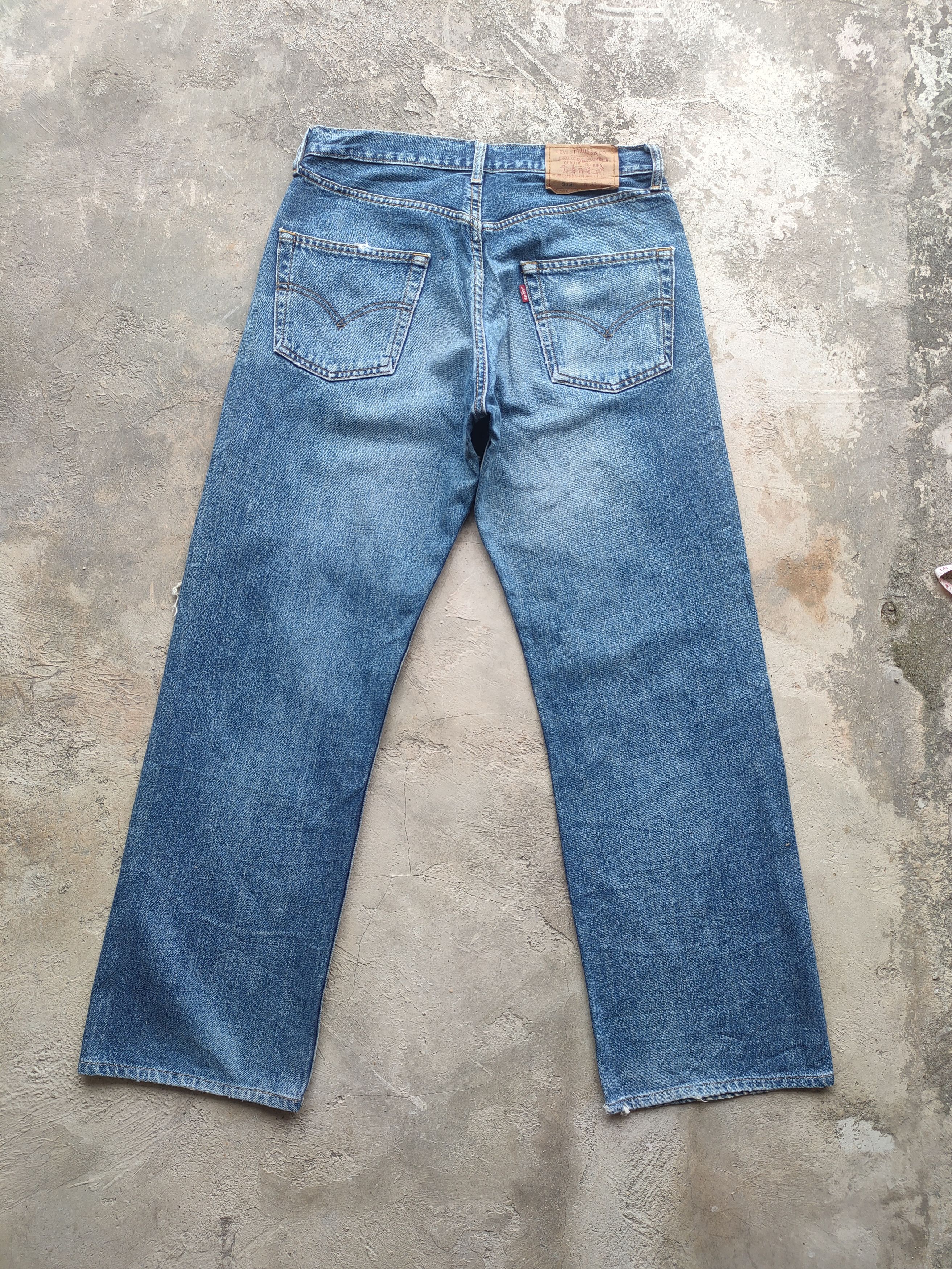 Levi's Vintage Clothing W32 VINTAGE LEVI'S 512 FADED DISTRESSED JEAN DENIM PANTS Size US 32 / EU 48 - 10 Thumbnail