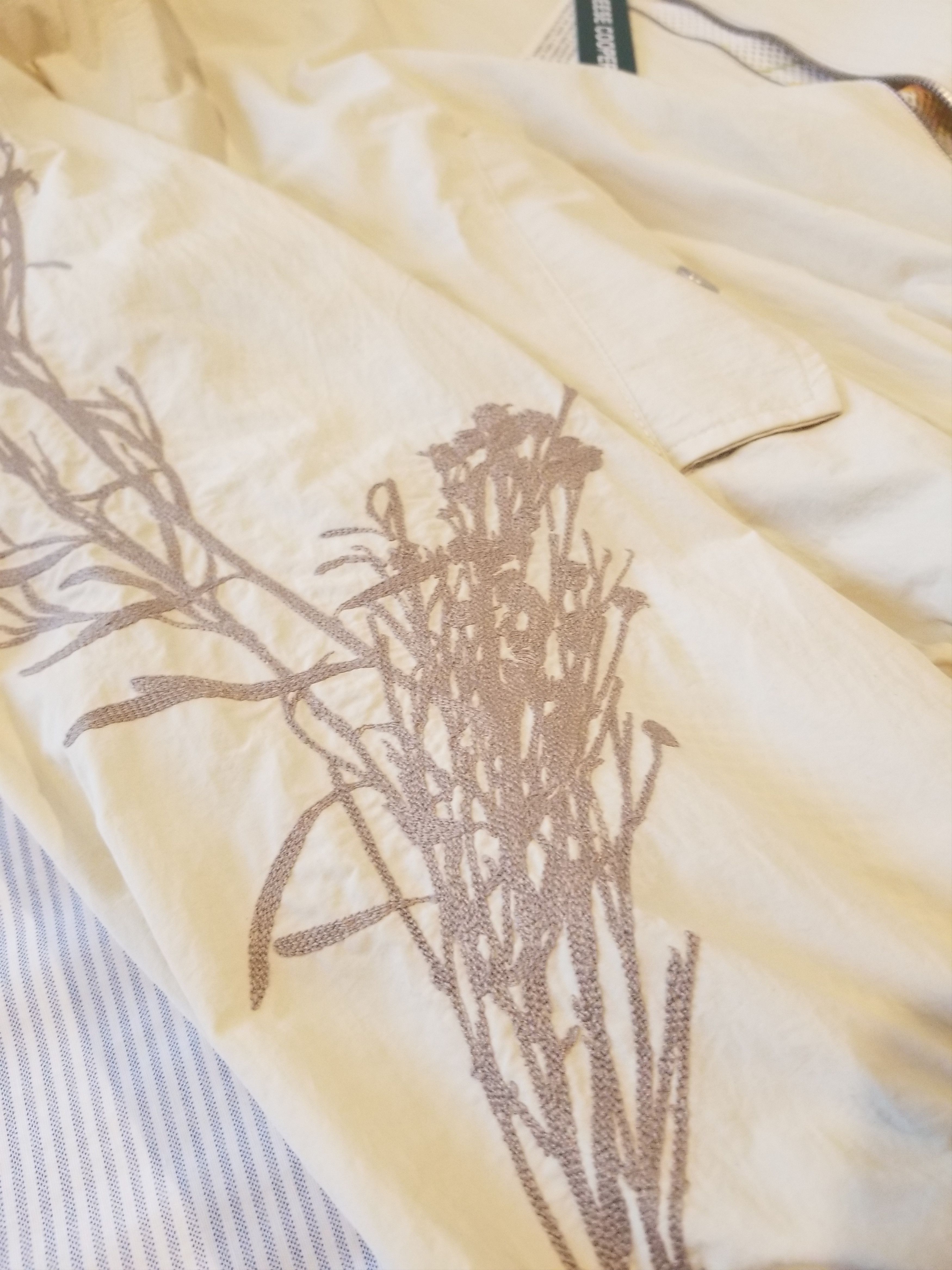 Reese Cooper SS24 Desert Marigold Embroidered Nylon Bomber retail $598 Size US XL / EU 56 / 4 - 3 Thumbnail
