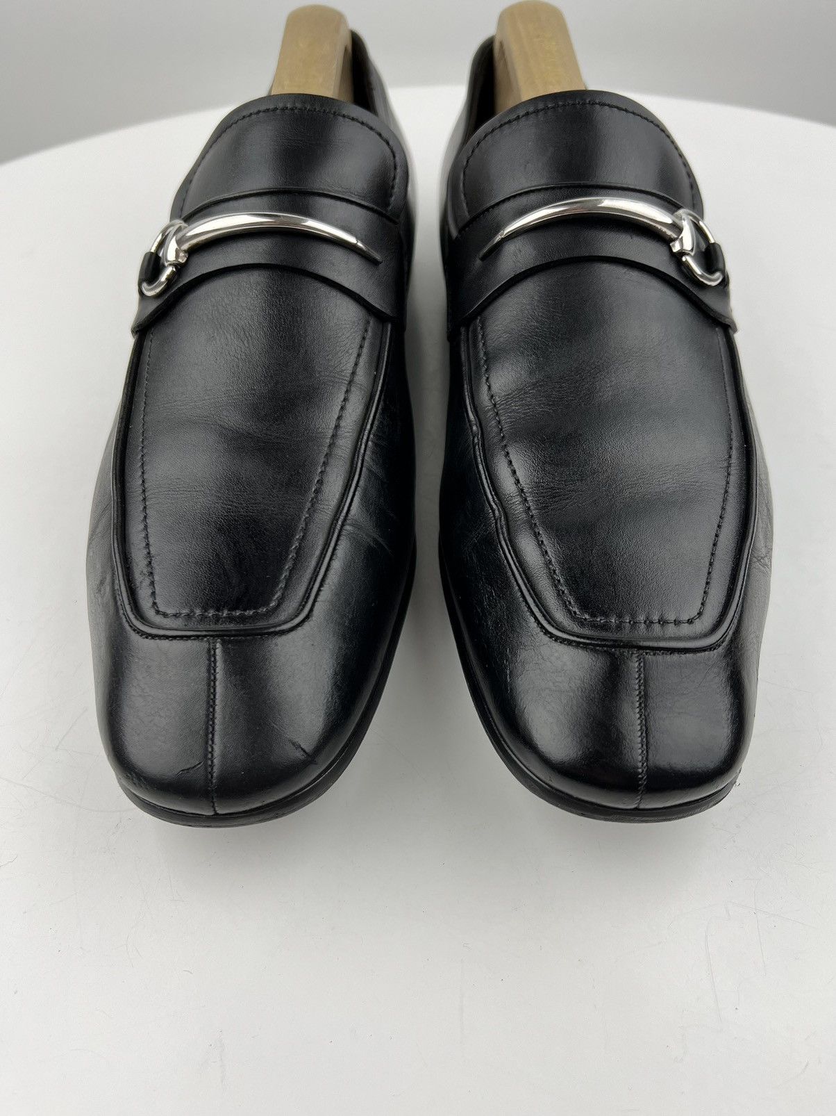 Gucci GUCCI Loafers Leather Shoes HORSEBIT Black Men’s Size US 9 / EU 42 - 6 Thumbnail