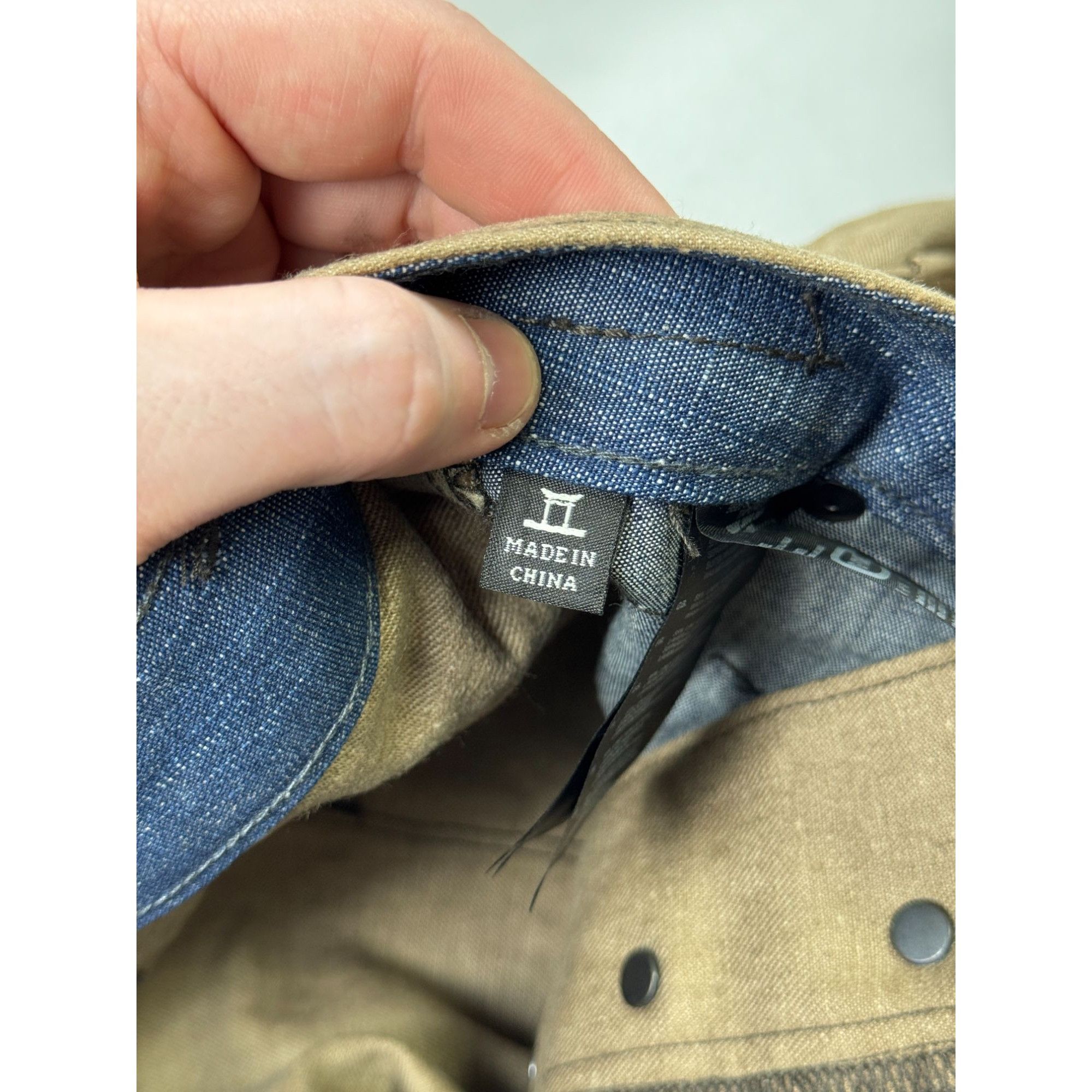 G-Star NWOT G-Star RAW Khaki Military Fit Denim Jeans Pants (Y1193) Size US 27 - 7 Thumbnail