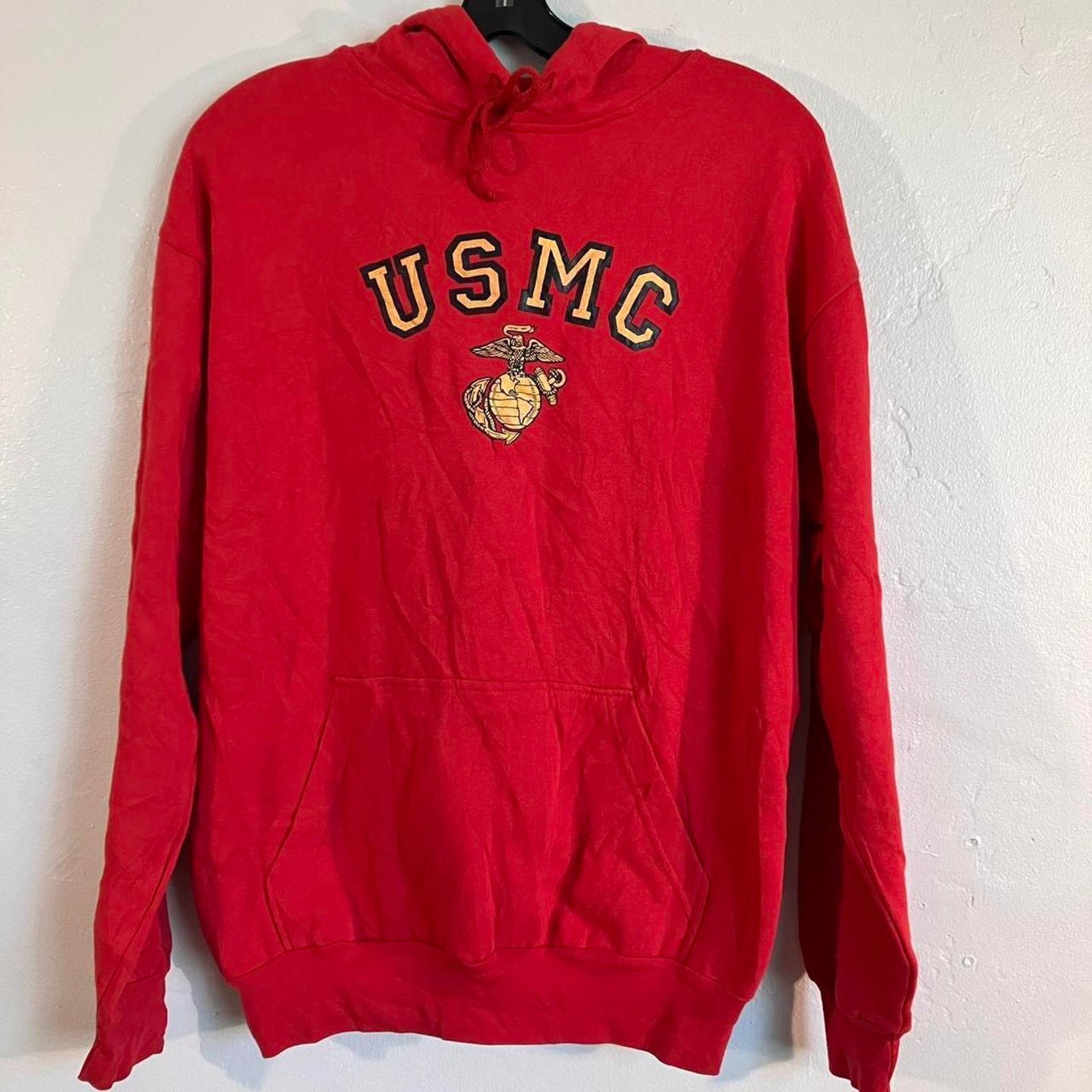 Rothco Rothco Red Vintage Y2K USMC Marines Hoodie Size US M / EU 48-50 / 2 - 1 Thumbnail