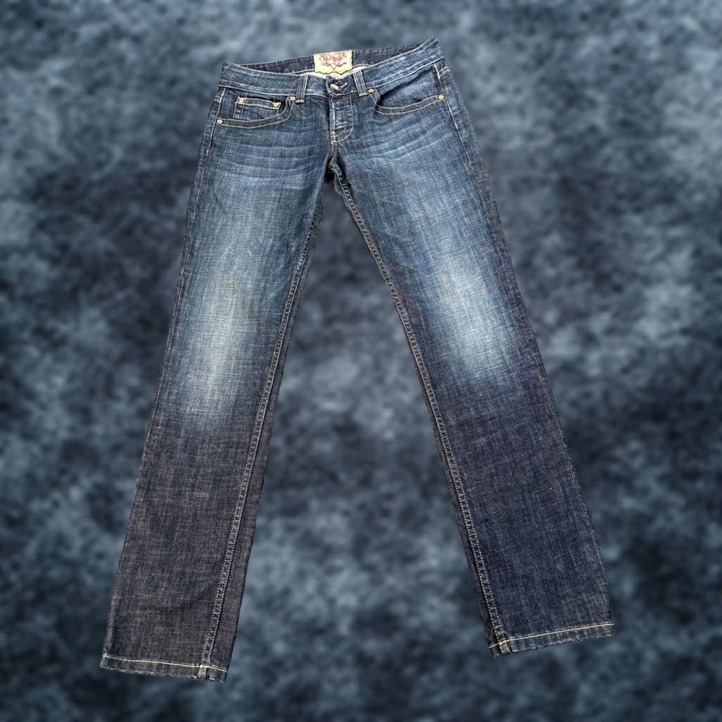 Guess VINTAGE GUESS Jeans Mens 30x32 Denim Button Fly 90s Blue Wash Straight 5-Pocket Mens Size US 30 / EU 46 - 1 Thumbnail