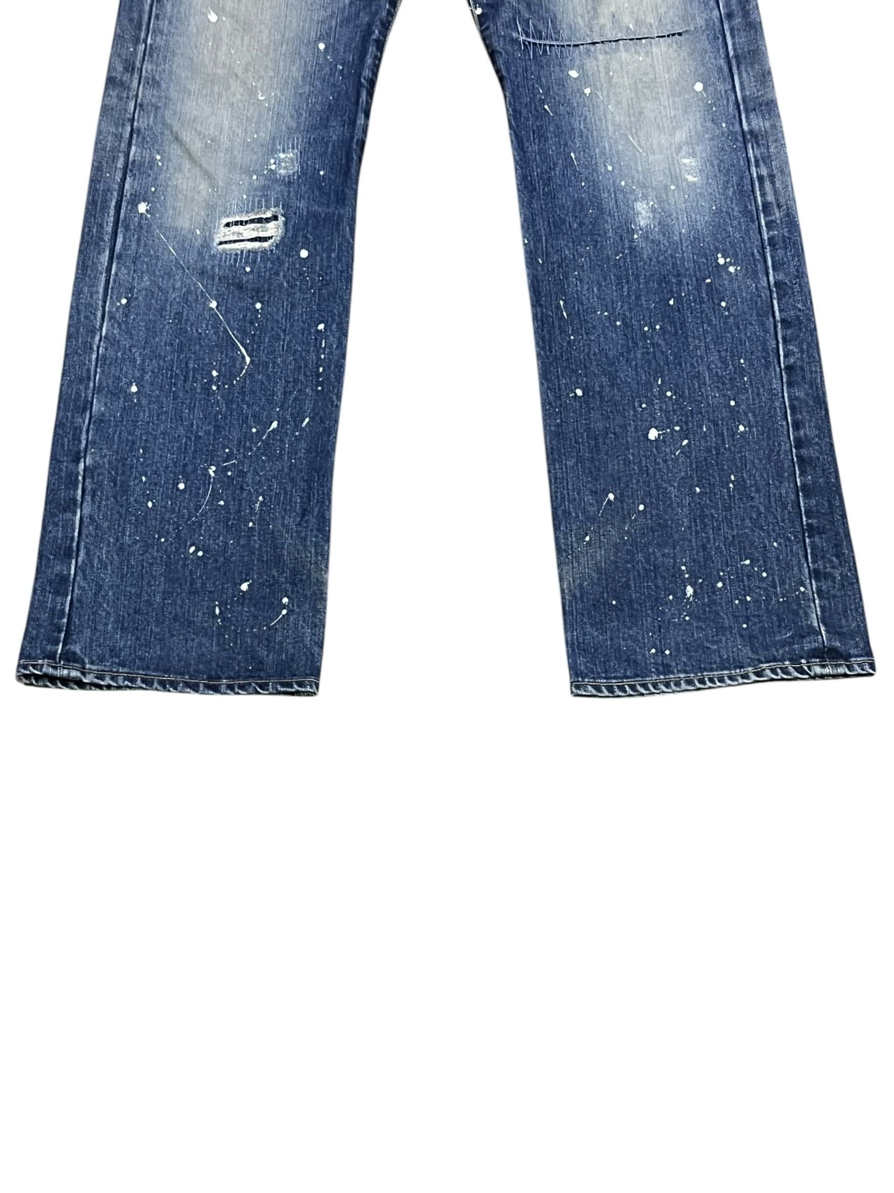 Takeo Kikuchi 🔥Takeo Kikuchi Distressed Japan Denim Paint Splatter Jeans Size US 30 / EU 46 - 7 Thumbnail