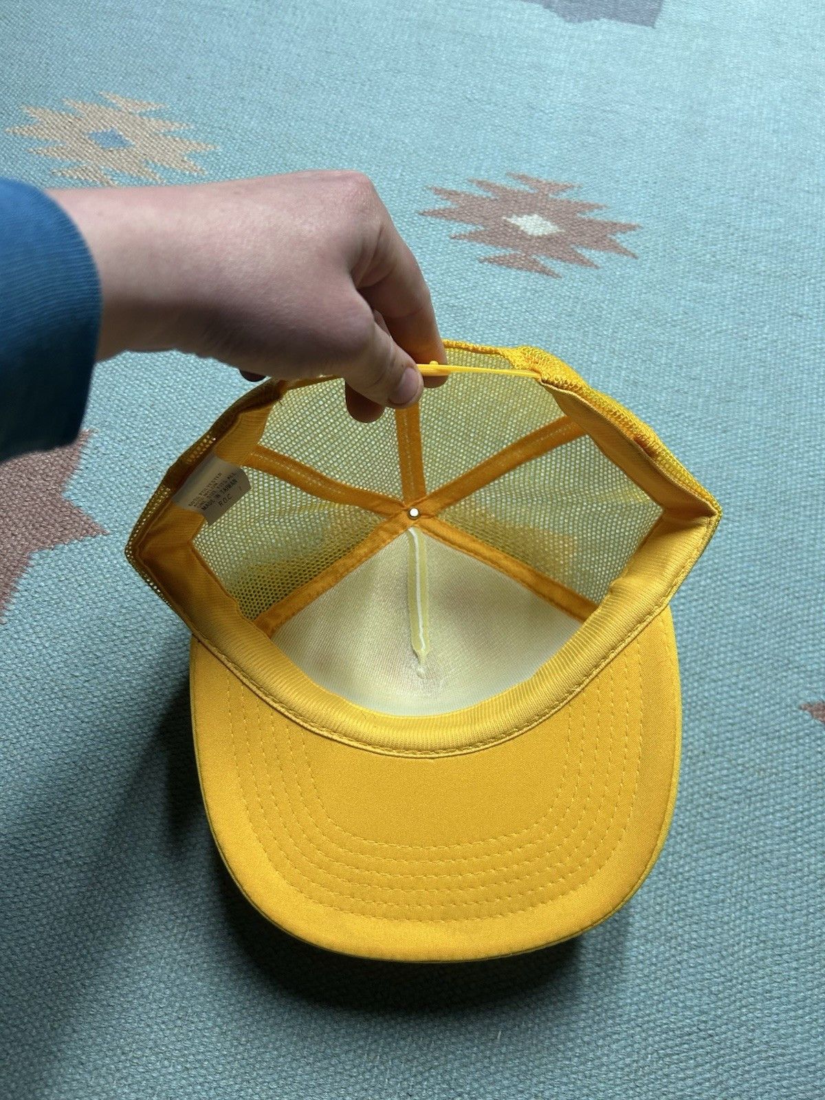 Vintage Vtg trucker hat St Maarten Caribbean island beach palm trees Size ONE SIZE - 5 Thumbnail